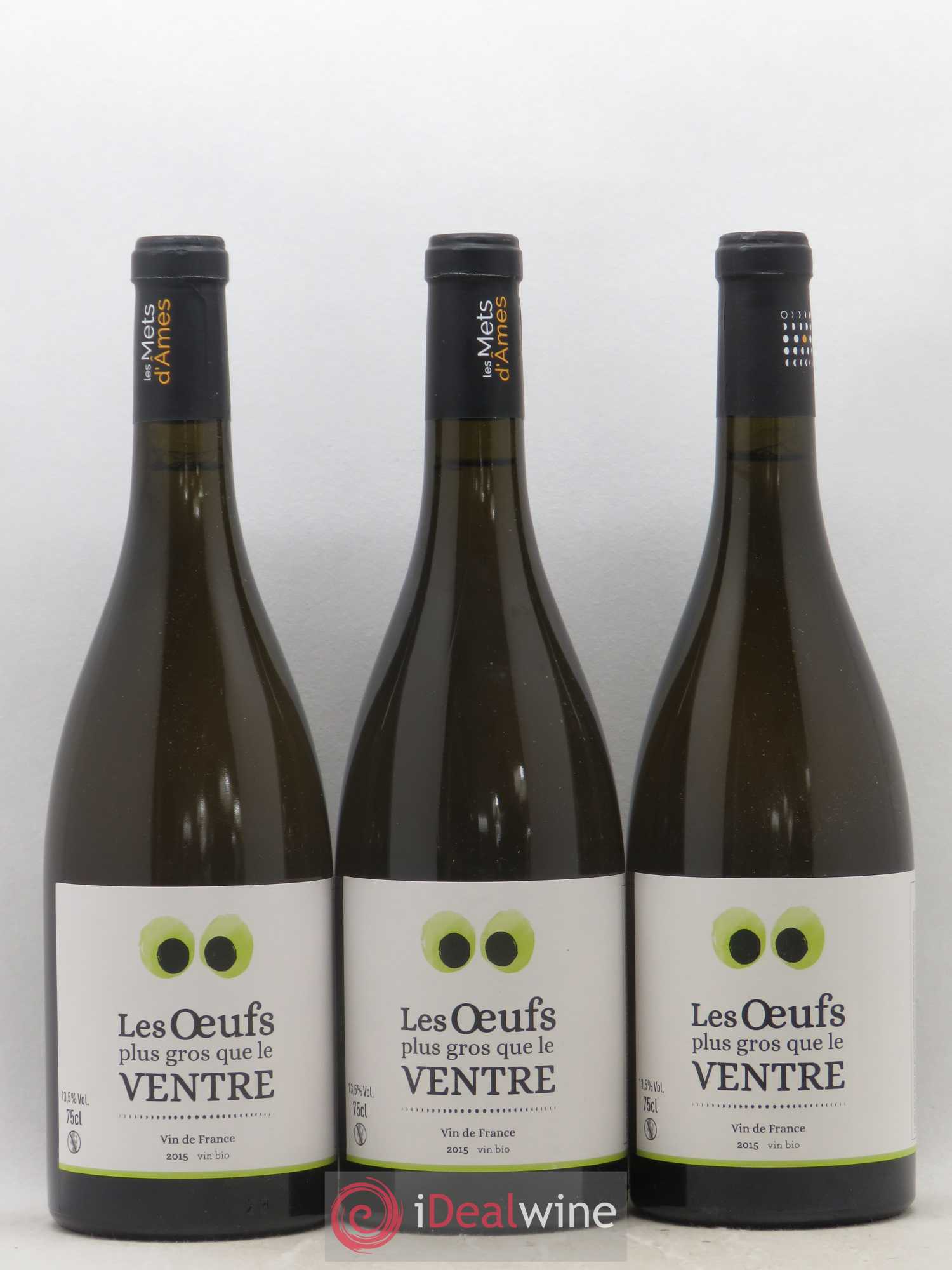 Vin de France Les oeufs plus gros que le ventre Céline Oulié 2015 - Posten von 3 Flaschen - 0