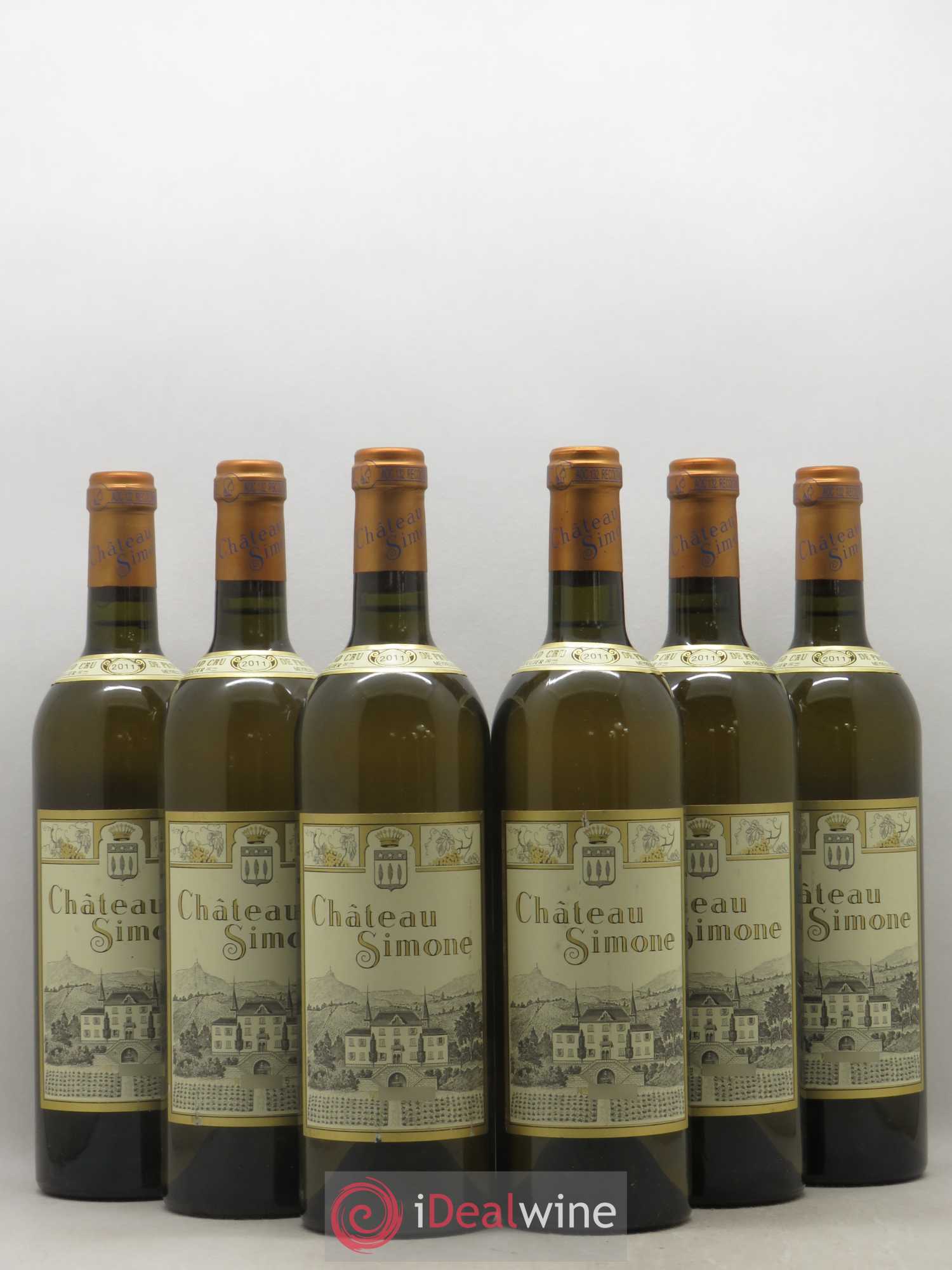 Palette Château Simone Famille Rougier 2011 - Posten von 6 Flaschen - 0