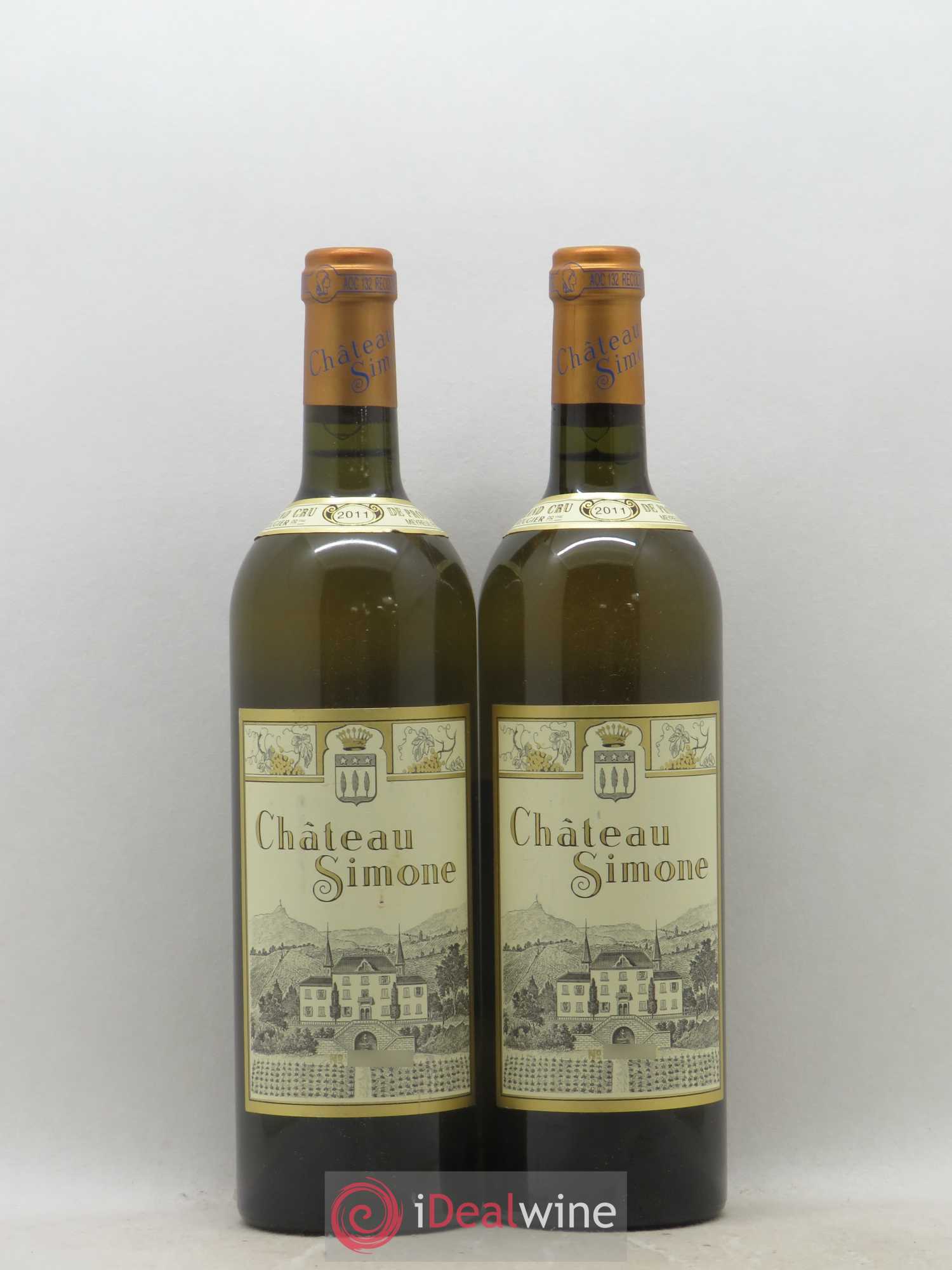 Palette Château Simone Famille Rougier 2011 - Posten von 2 Flaschen - 0