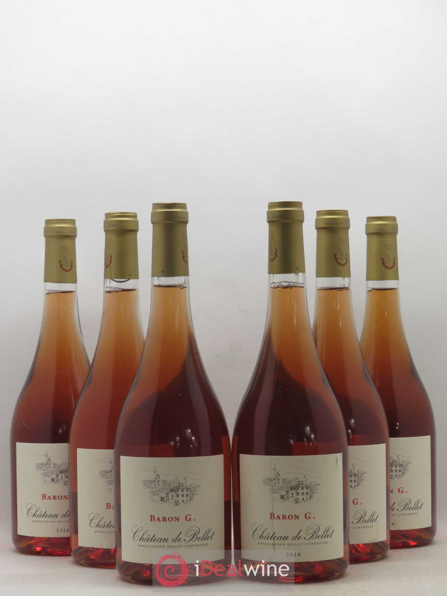 Bellet Château de Bellet Baron G 2016 - Lotto di 6 bottiglie - 0