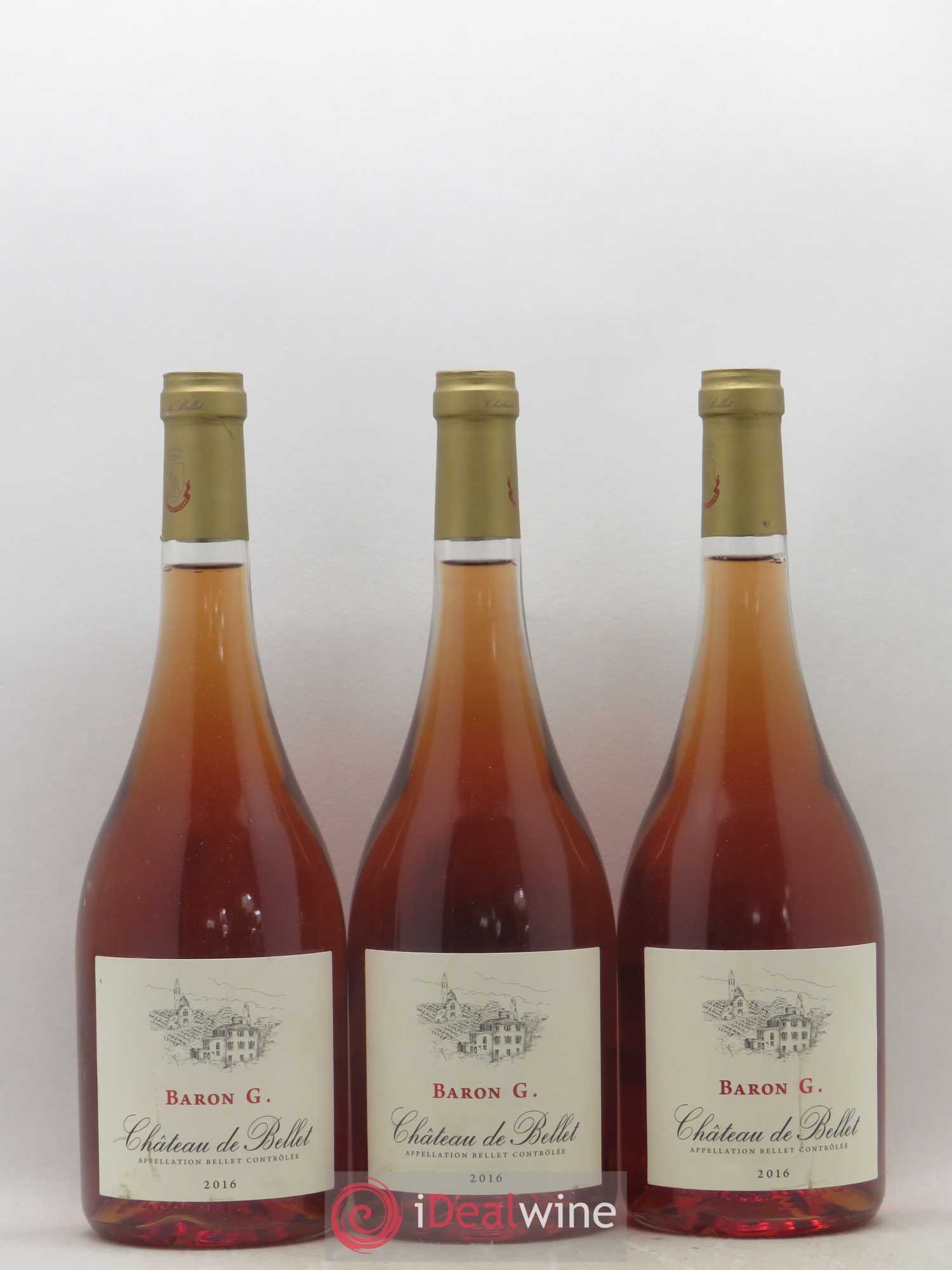 Bellet Château de Bellet Baron G 2016 - Lot de 6 bouteilles - 2