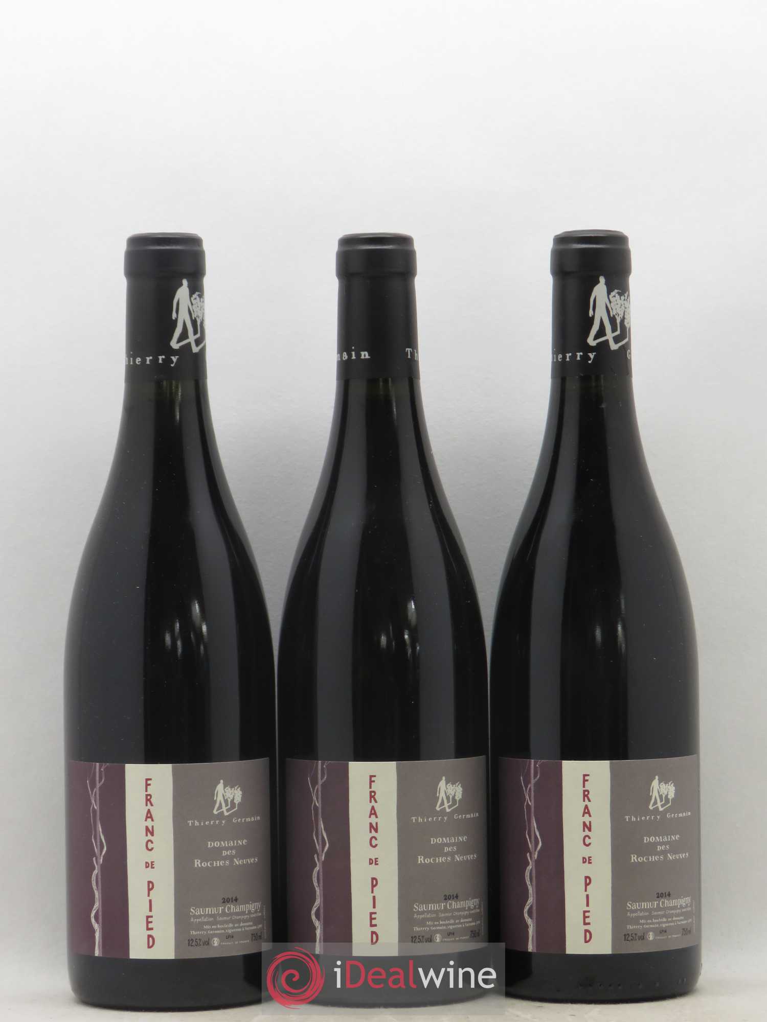 Saumur-Champigny Franc de pied Domaine des Roches Neuves - Thierry Germain 2014 - Lot de 3 bouteilles - 0