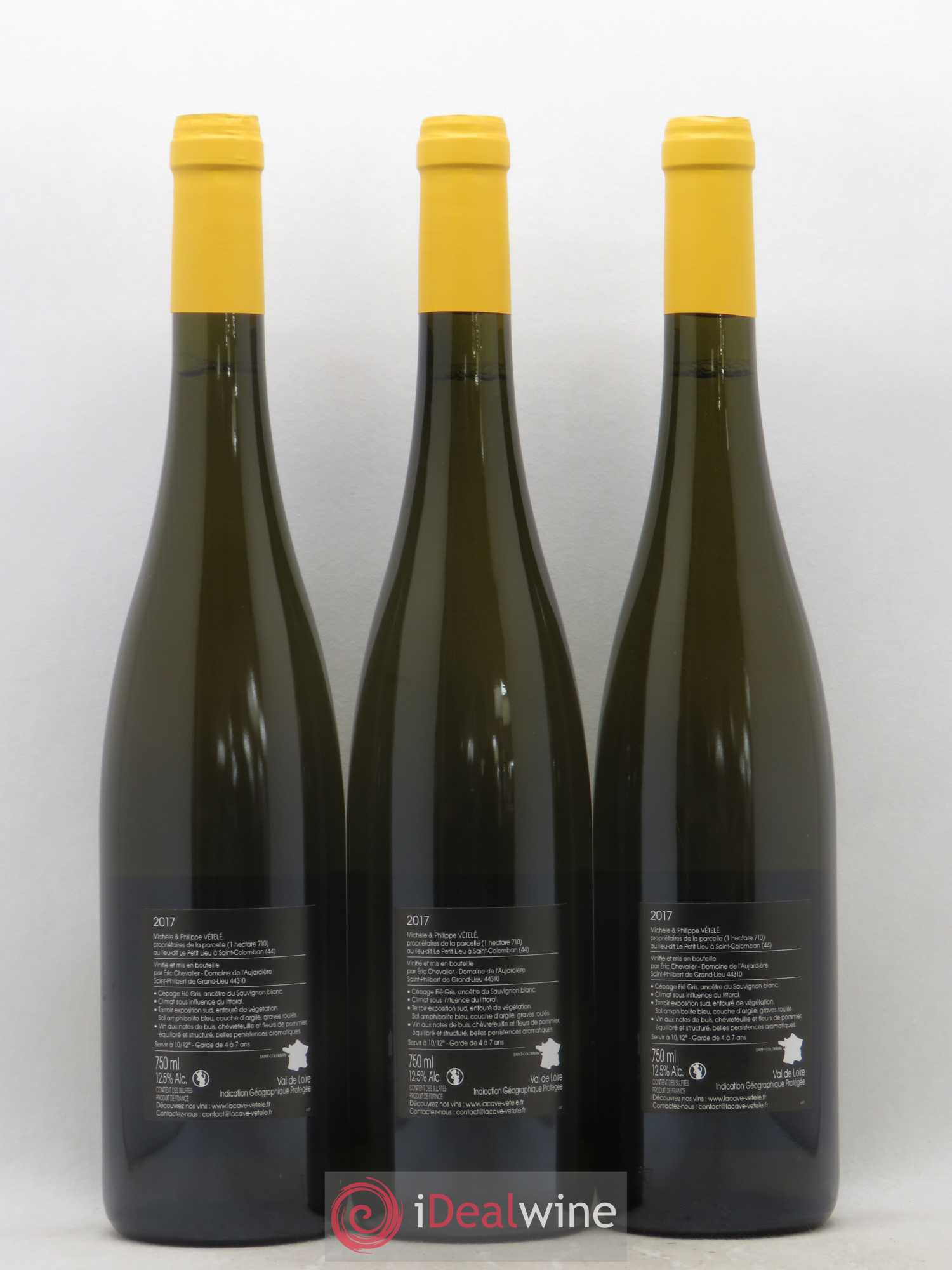 Val de Loire Fié Gris La Grande Versenne Cépage préphylloxérique Eric Chevalier 2017 - Posten von 3 Flaschen - 1