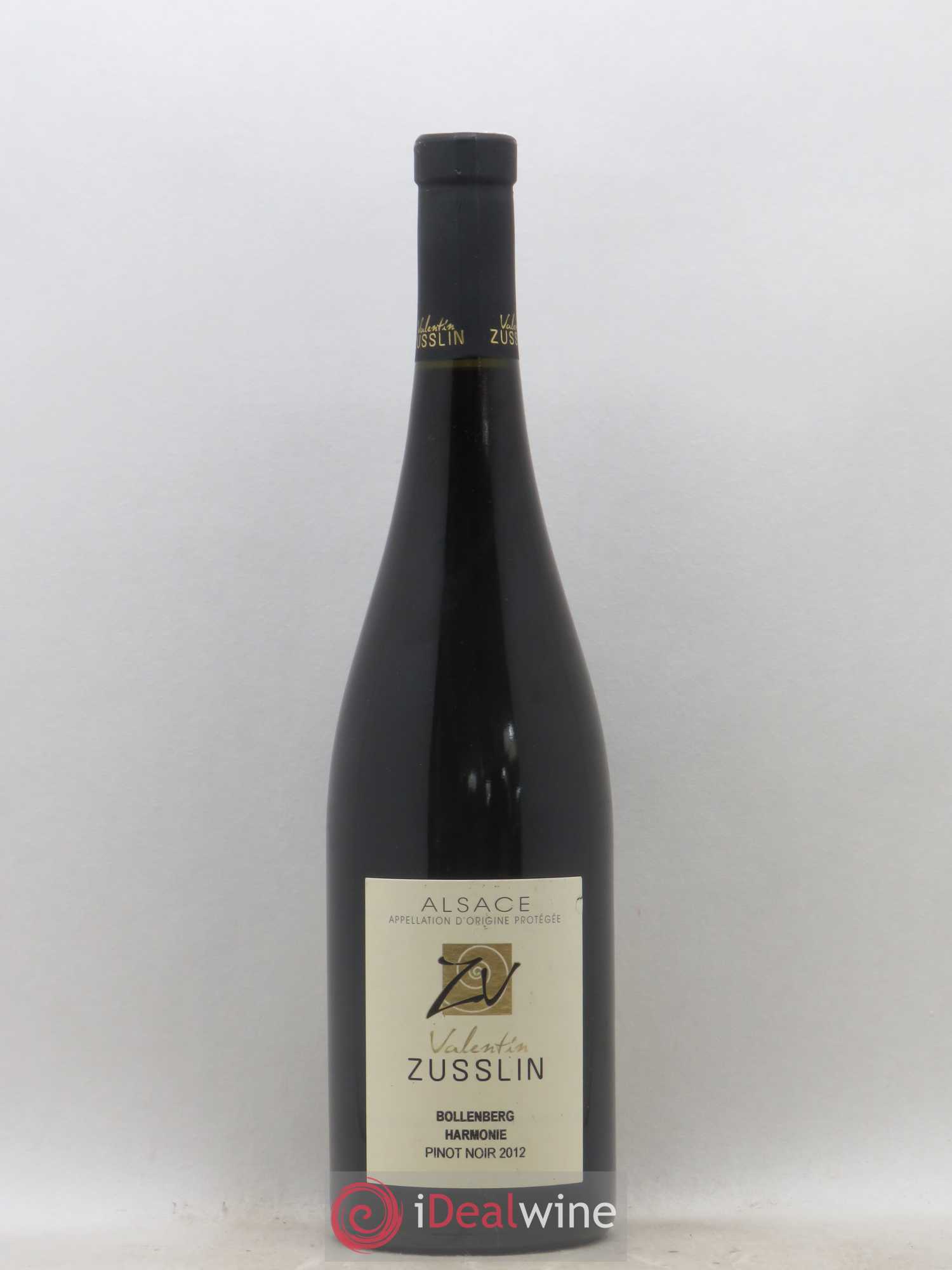 Alsace Pinot Noir Bollenberg Harmonie Valentin Zusslin (Domaine) 2012 - Lot de 1 bouteille - 0