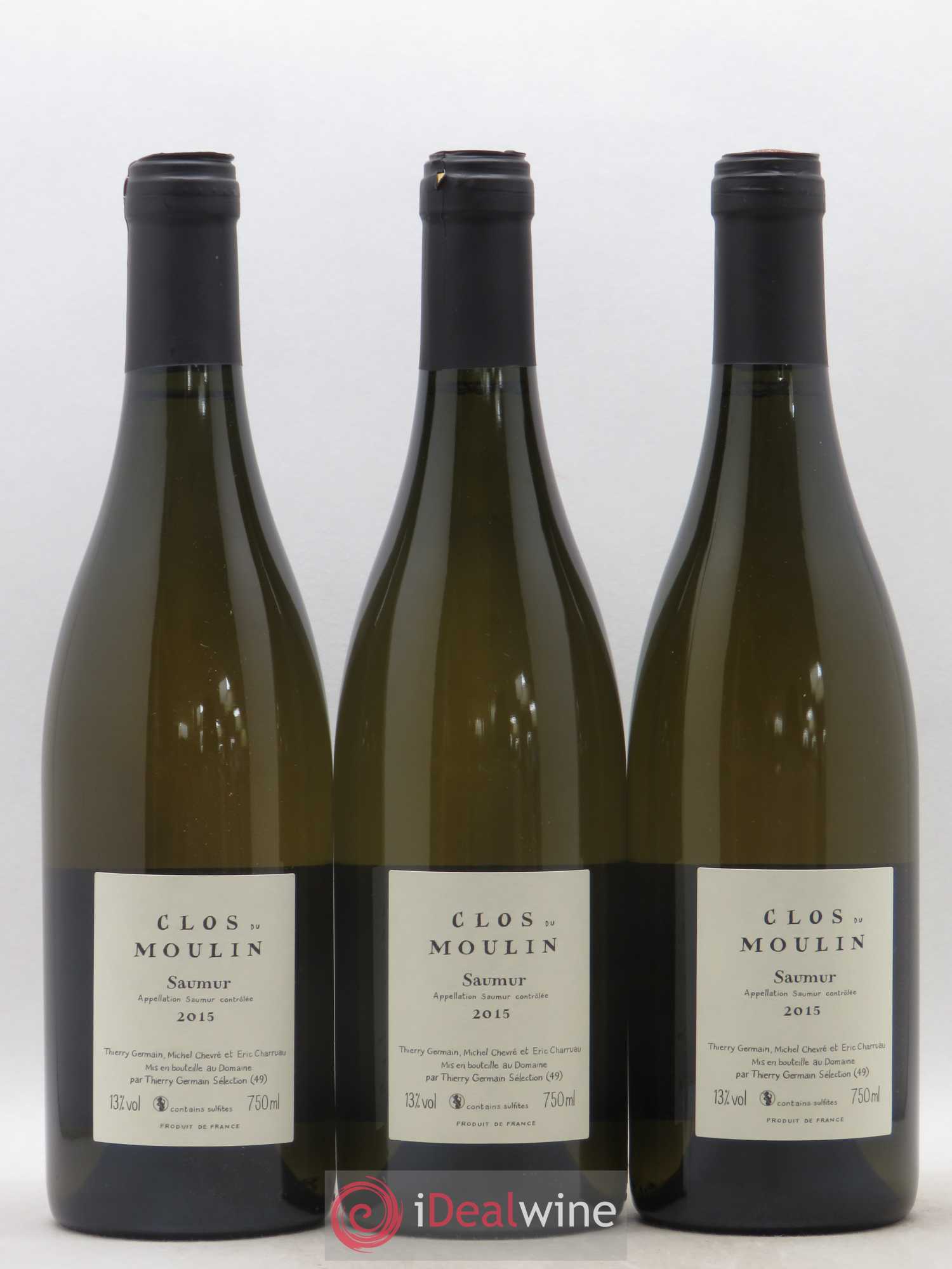 Saumur Clos du Moulin Domaine des Roches Neuves - Thierry Germain 2015 - Lot de 3 bouteilles - 1