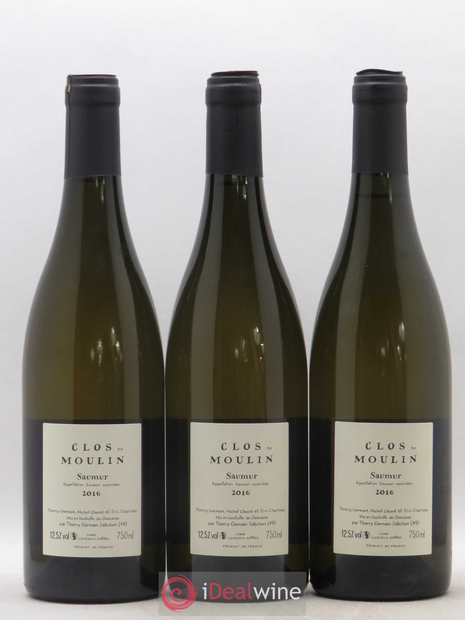 Saumur Clos du Moulin Domaine des Roches Neuves - Thierry Germain 2016 - Lot de 3 bouteilles - 1