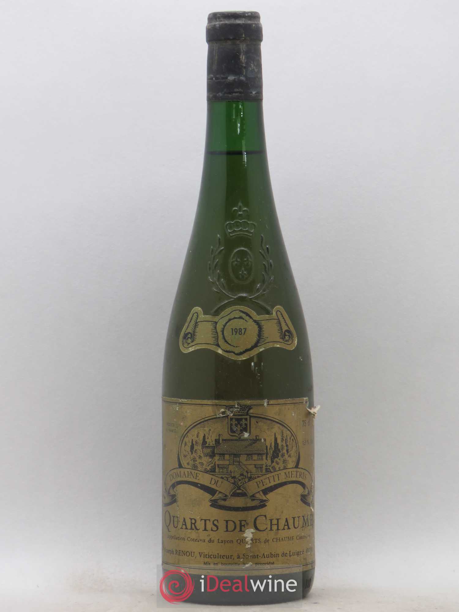 Quarts de Chaume Domaine du Petit Metris 1987 - Lotto di 1 bottiglia - 0