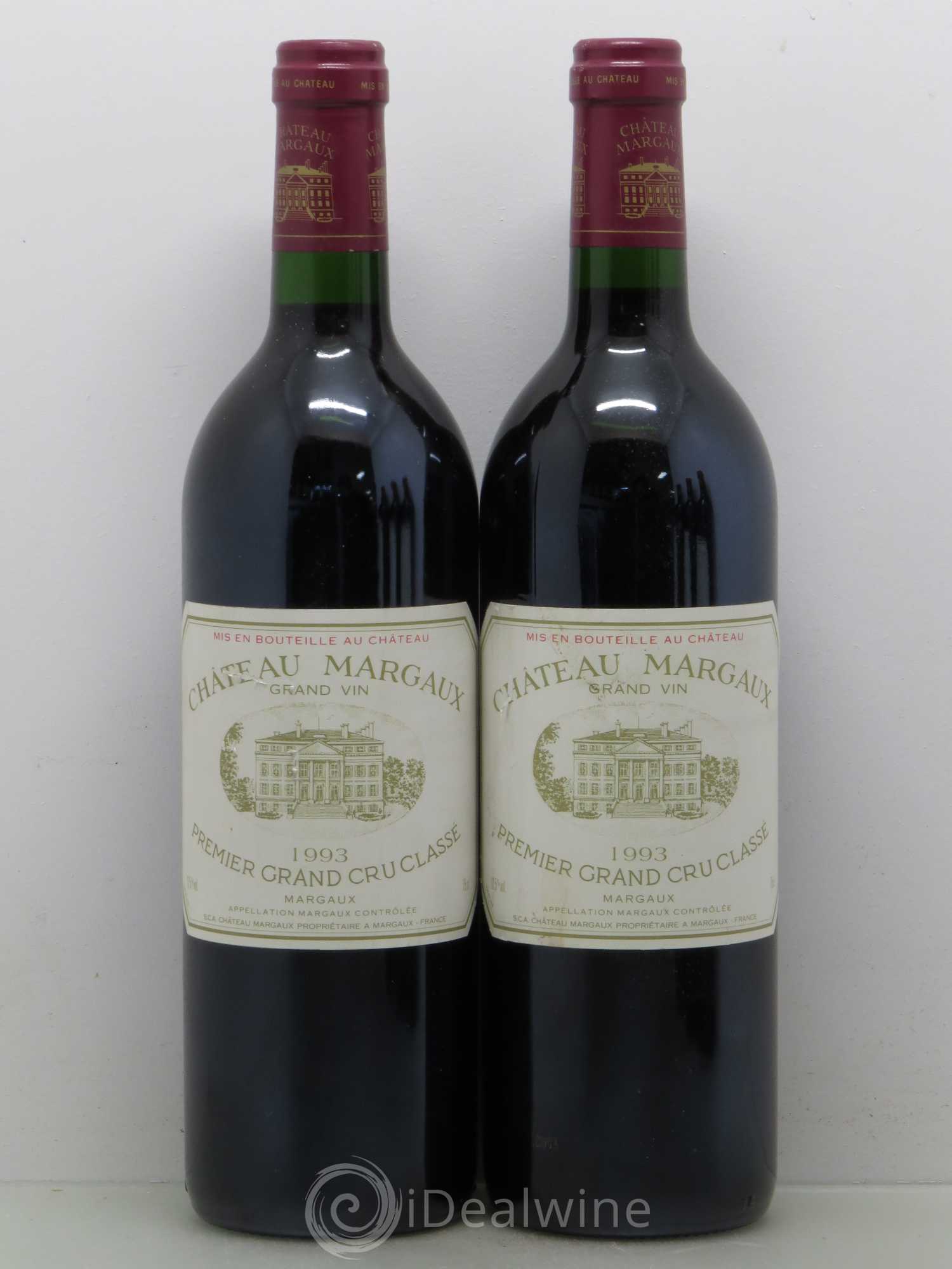 Château Margaux 1er Grand Cru Classé 1993 - Lot de 5 bouteilles - 2