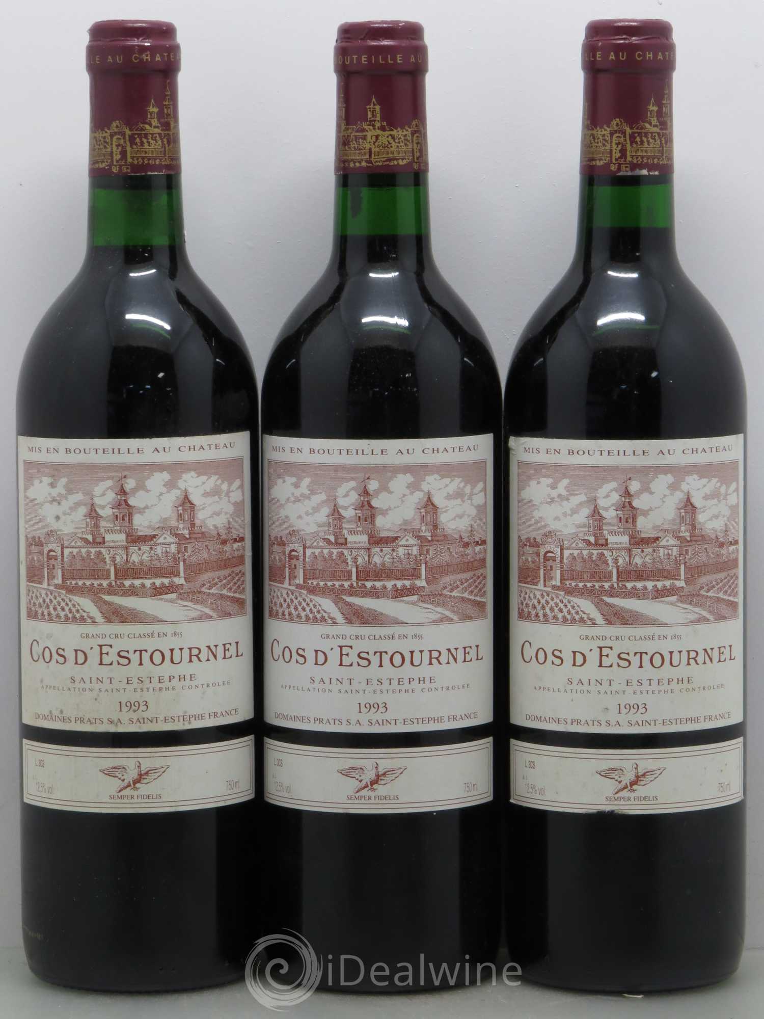 Cos d'Estournel 2ème Grand Cru Classé 1993 - Lot de 6 bouteilles - 2