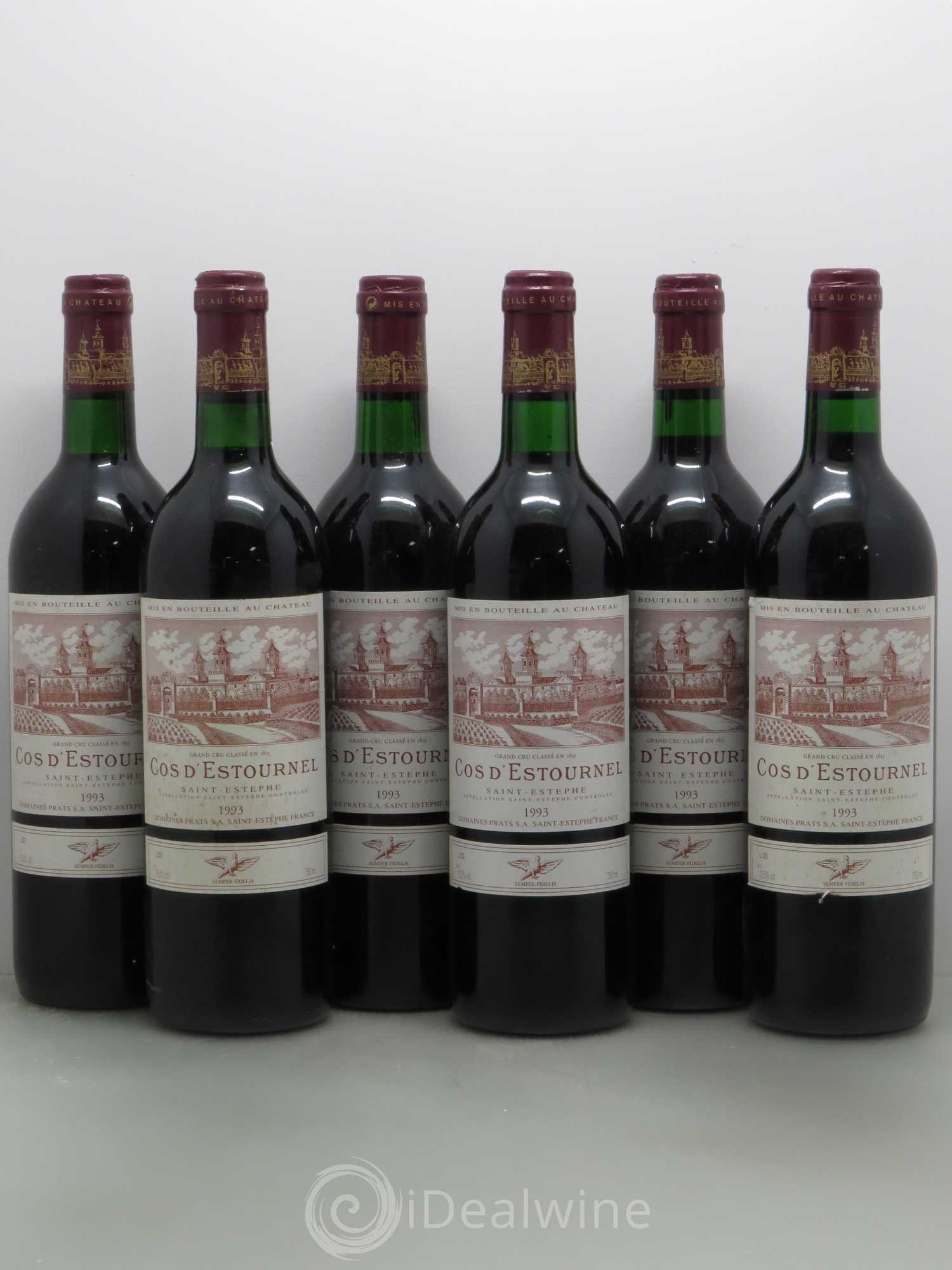 Cos d'Estournel 2ème Grand Cru Classé 1993 - Lot de 6 bouteilles - 0