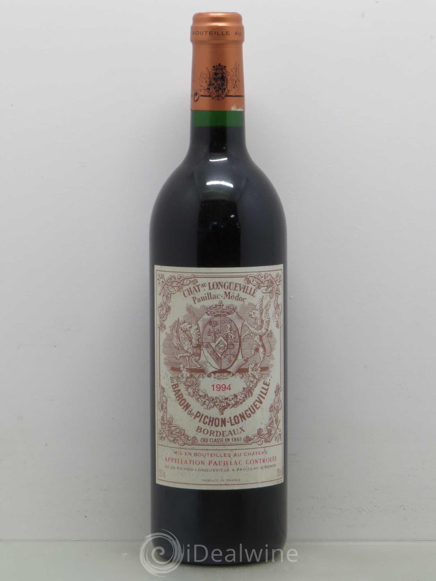 Pichon Longueville Baron 2ème Grand Cru Classé 1994 - Lot de 1 bouteille - 0