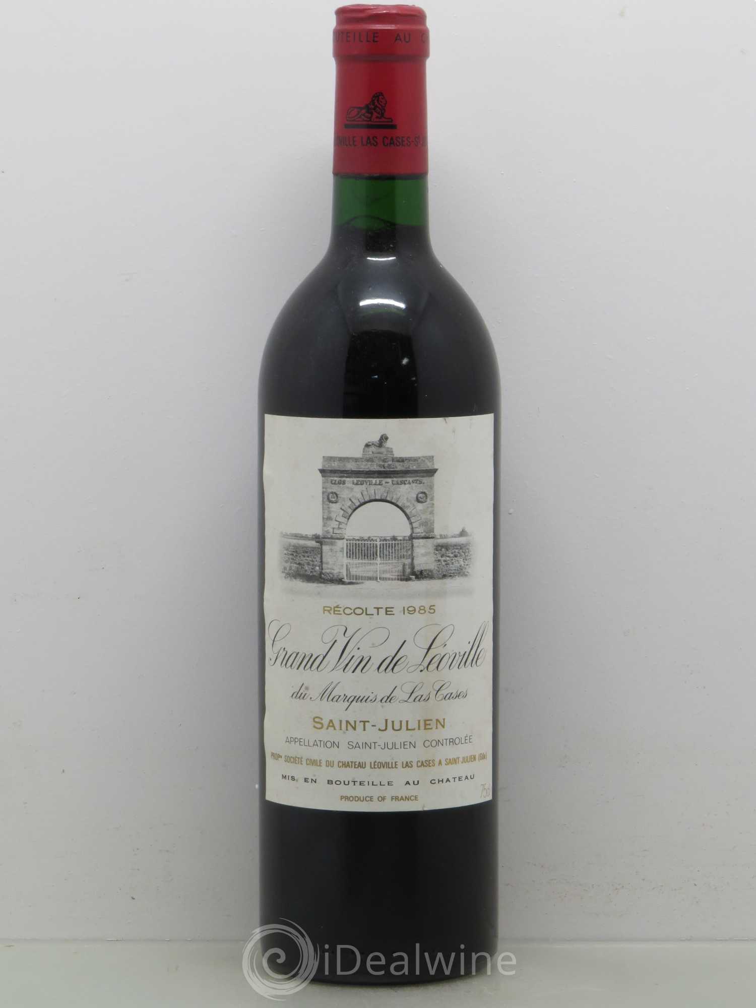 Château Léoville Las Cases 2ème Grand Cru Classé 1985 - Lot de 1 bouteille - 0