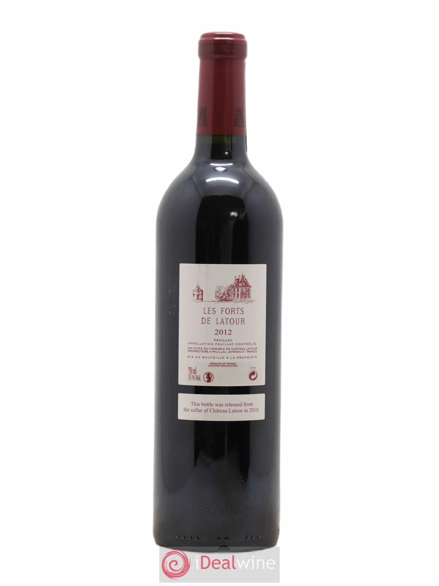 Les Forts de Latour Second Vin 2012 - Lot de 1 bouteille - 1