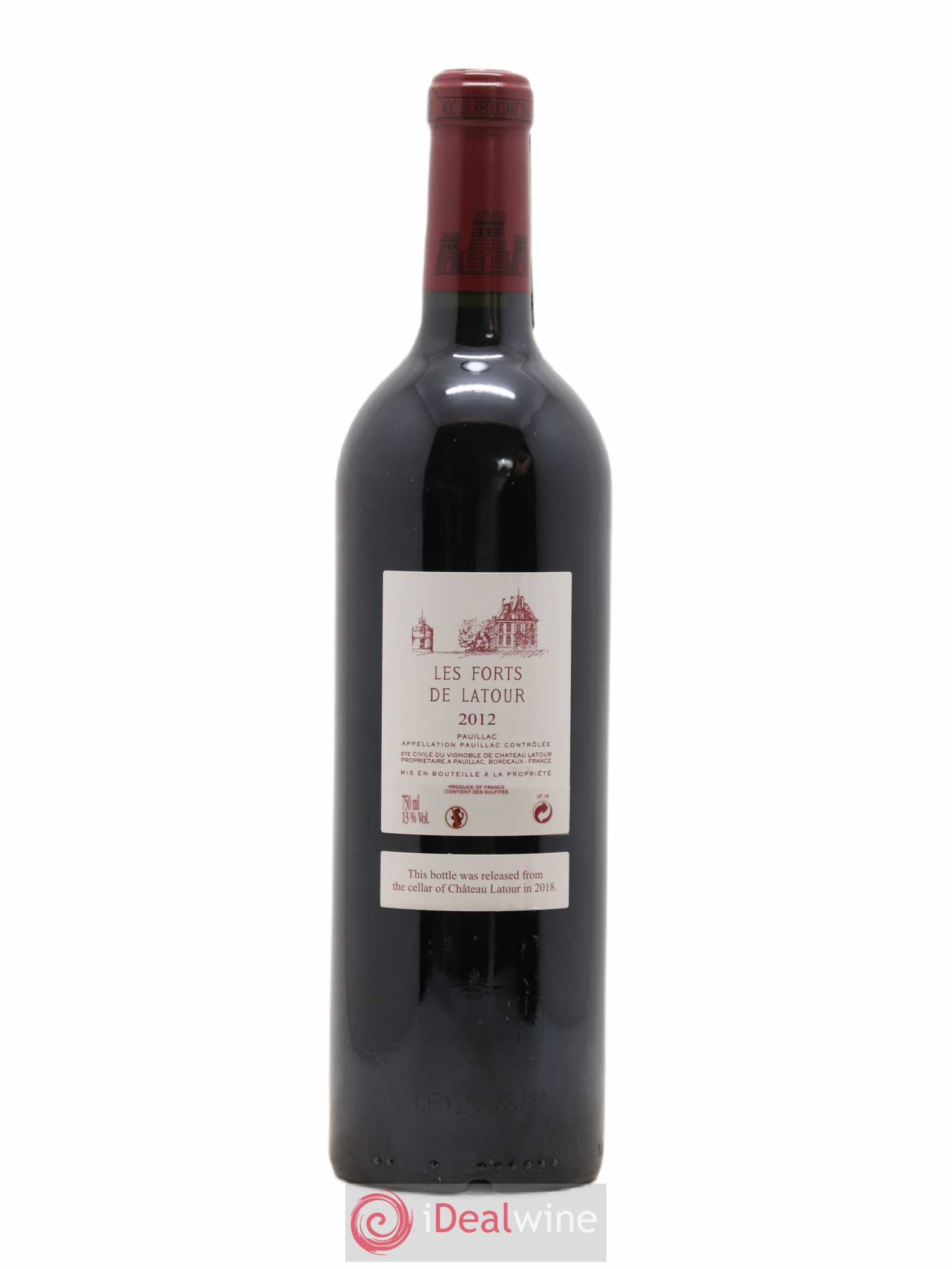 Les Forts de Latour Second Vin 2012 - Lot de 1 bouteille - 1