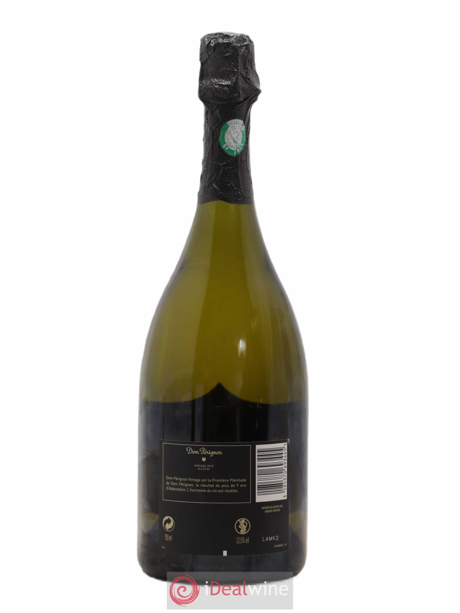 Brut Dom Pérignon 2010 - Lot de 1 bouteille - 1