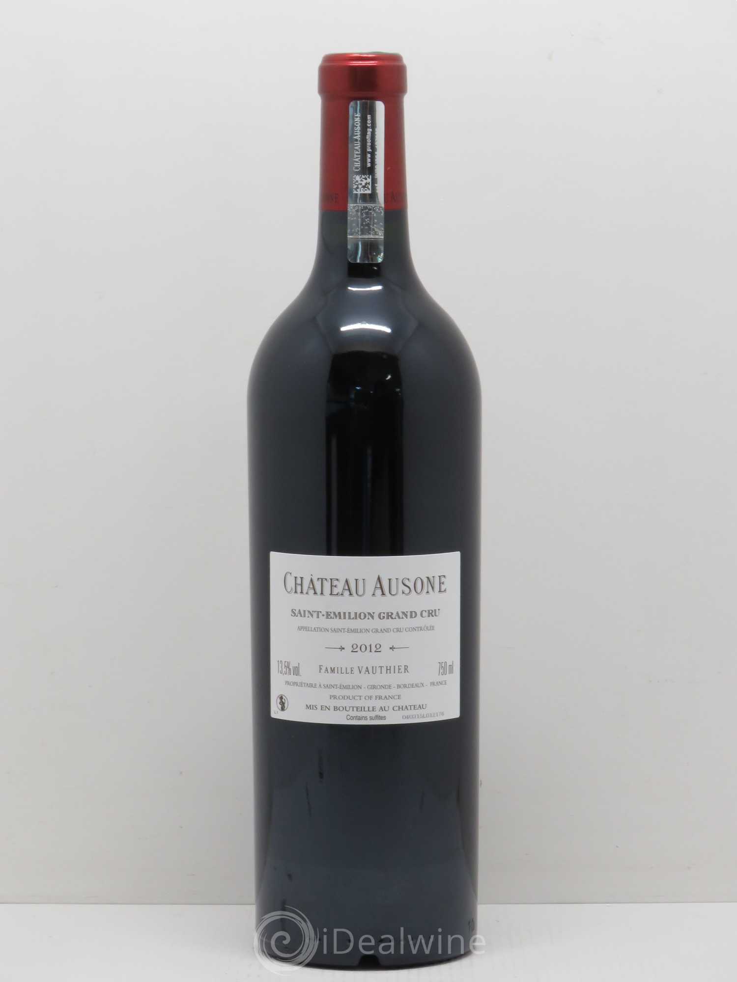 Château Ausone 1er Grand Cru Classé A 2012 - Lot de 1 bouteille - 1
