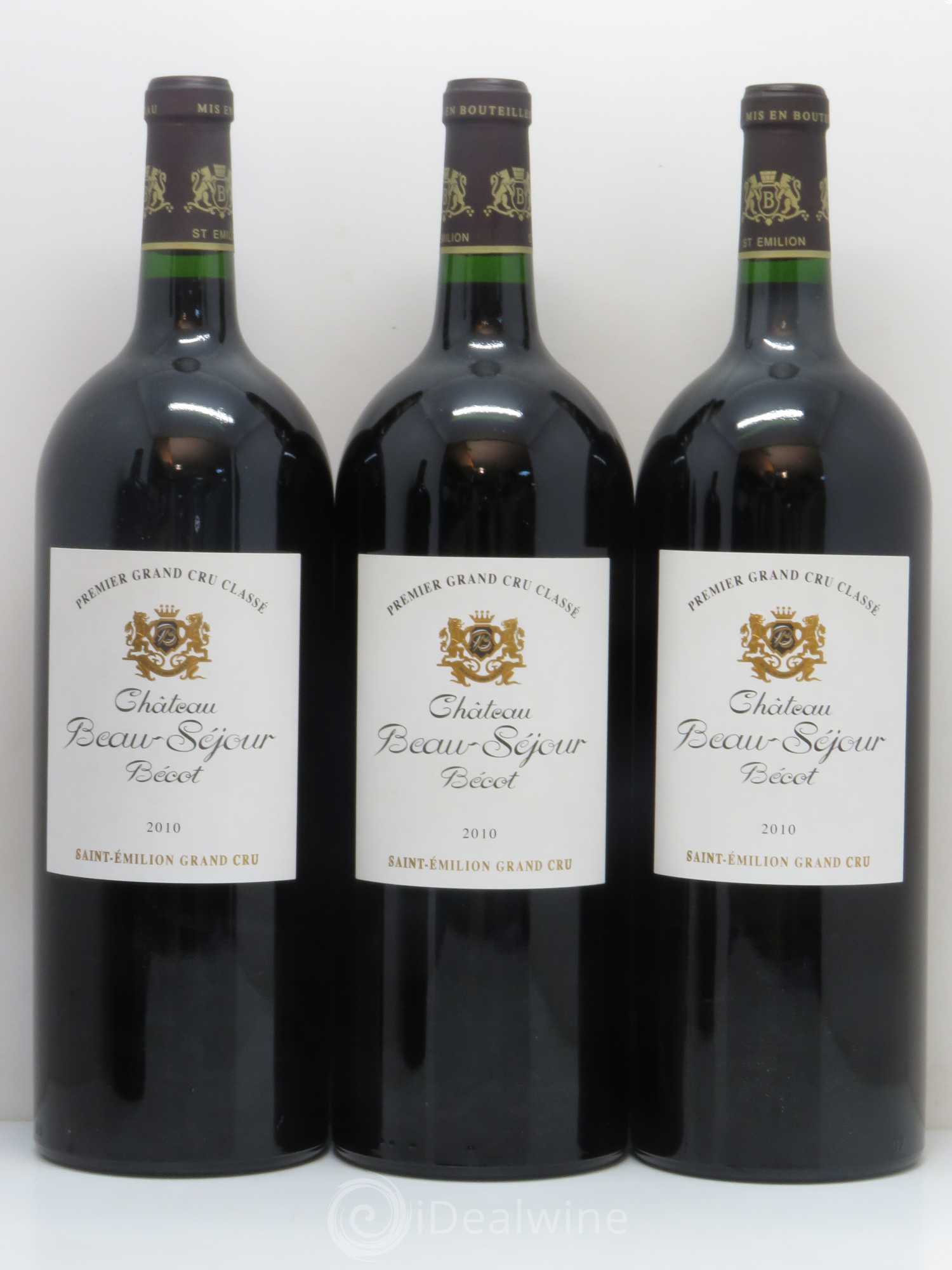 Château Beau-Séjour Bécot 1er Grand Cru Classé B 2010 - Lot de 6 magnums - 1