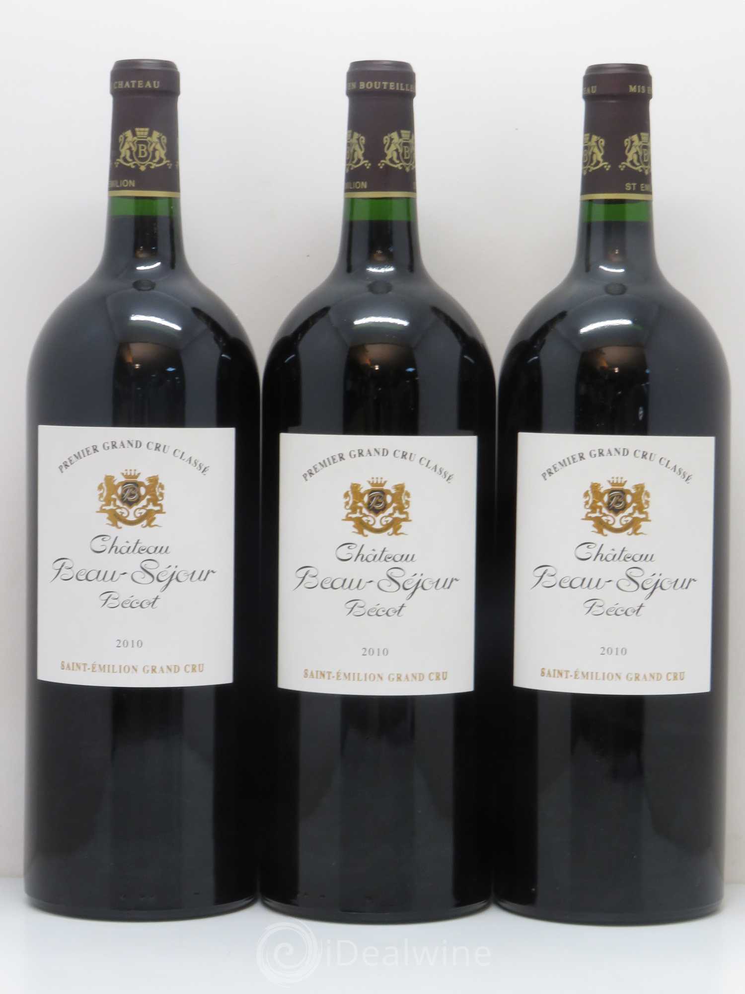 Château Beau-Séjour Bécot 1er Grand Cru Classé B 2010 - Lot de 6 magnums - 2