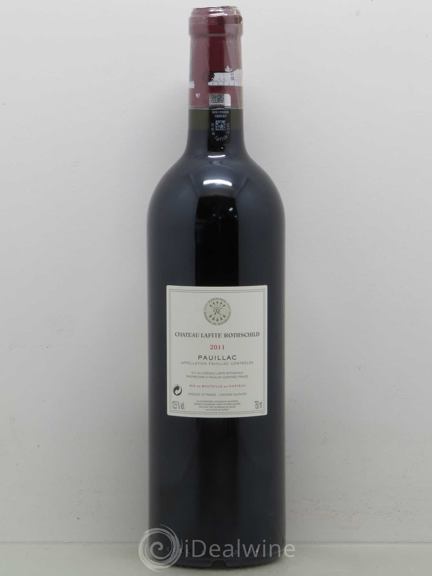 Château Lafite Rothschild 1er Grand Cru Classé 2011 - Lot de 1 bouteille - 1