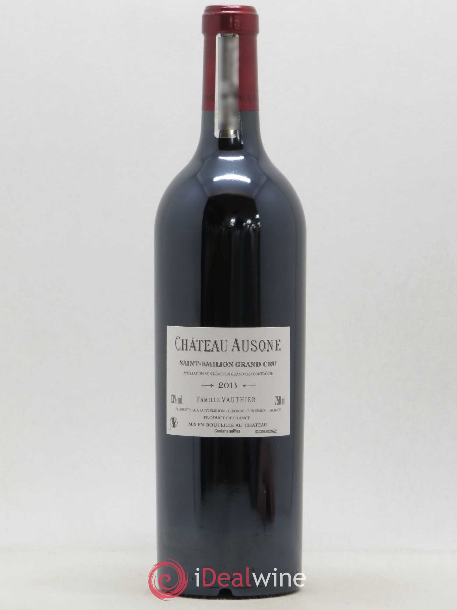 Château Ausone 1er Grand Cru Classé A 2013 - Lot de 1 bouteille - 1