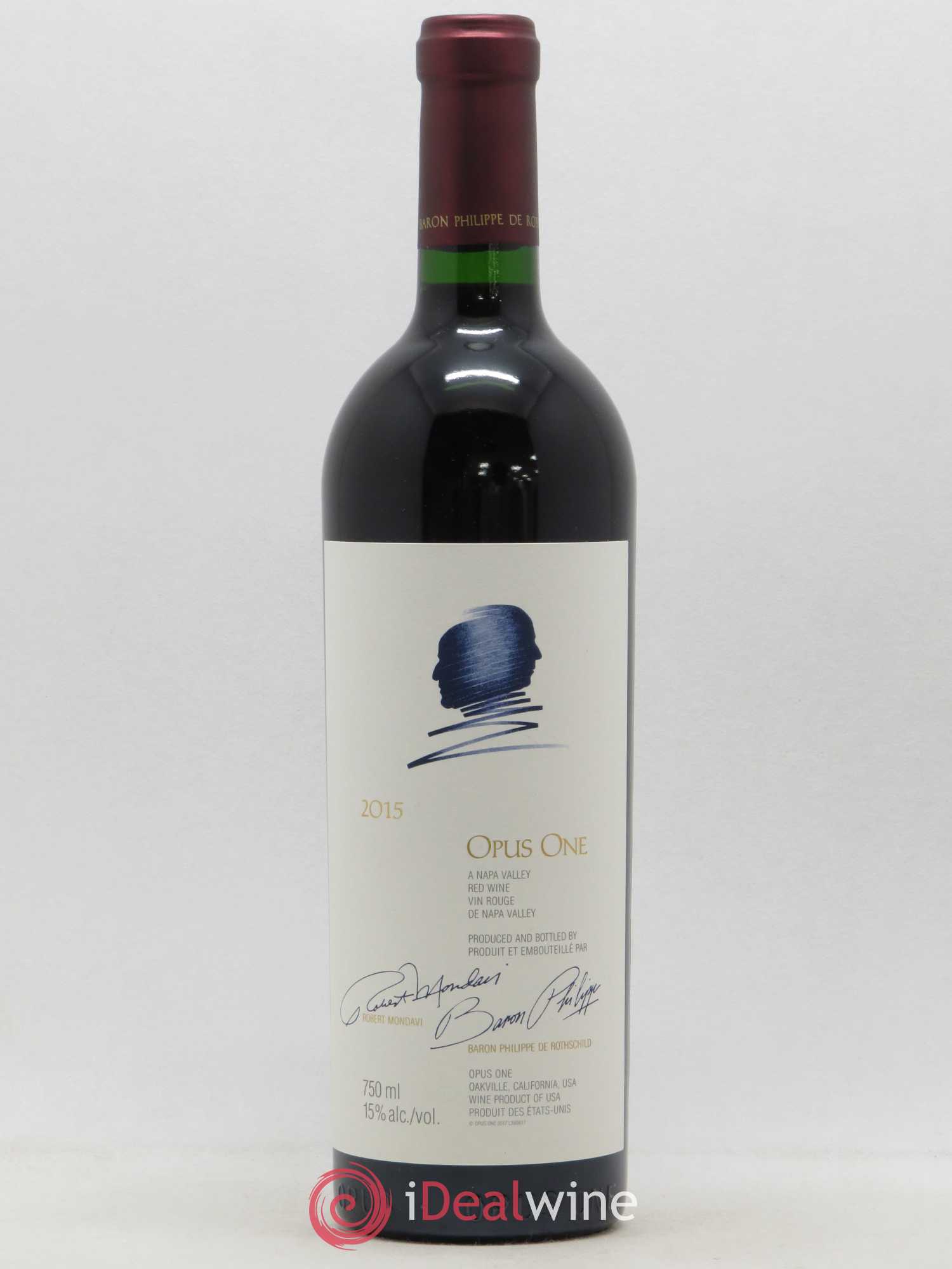 Napa Valley Opus One Robert Mondavi 2015 - Lot de 1 bouteille - 0
