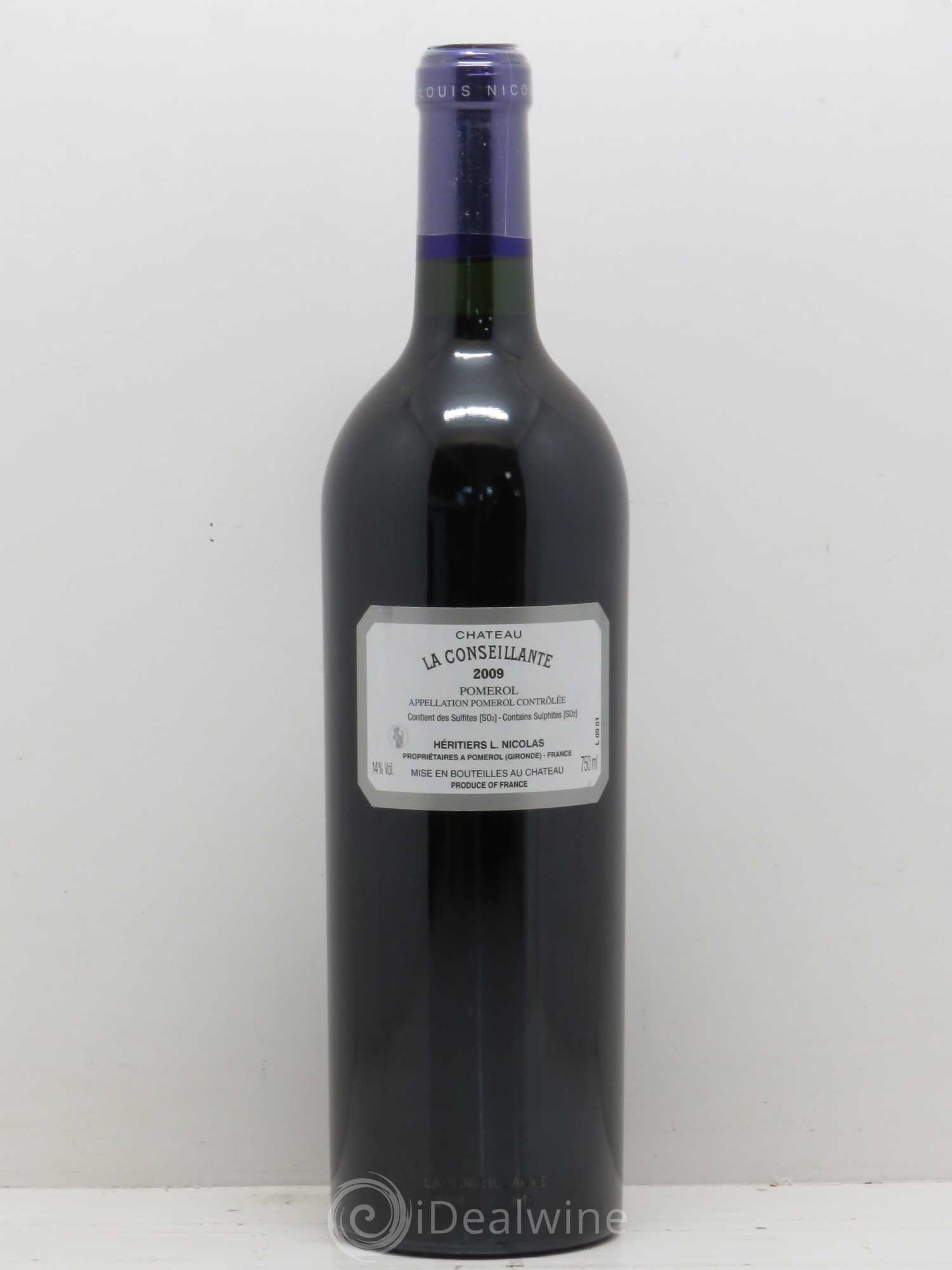 Château la Conseillante 2009 - Lot de 1 bouteille - 1