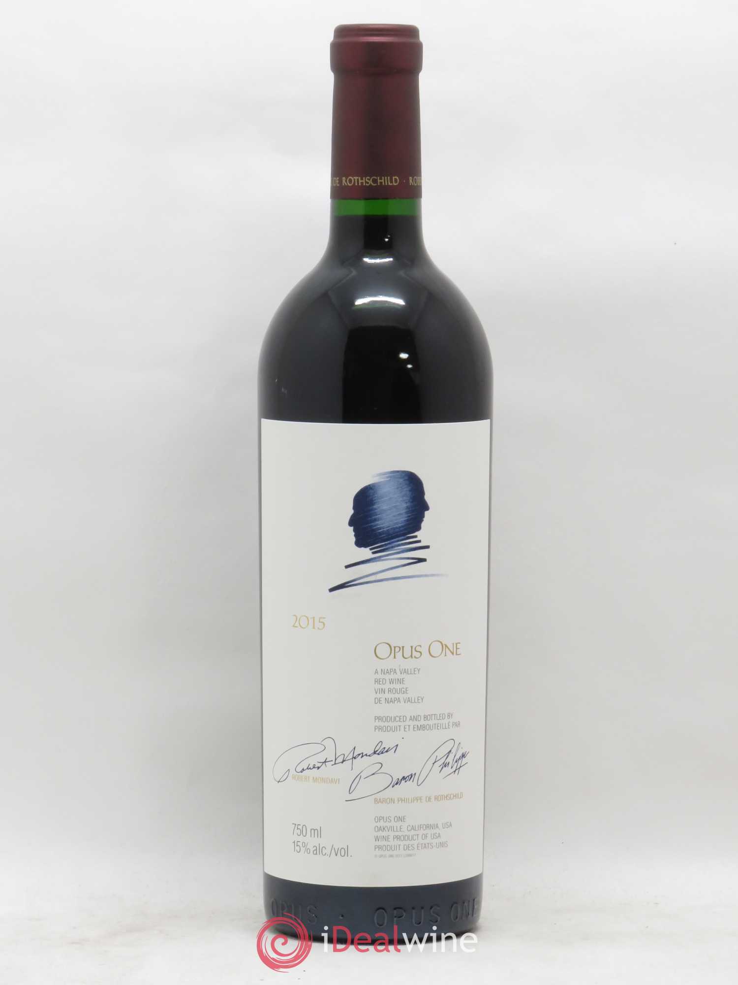 Napa Valley Opus One Robert Mondavi 2015 - Lot de 1 bouteille - 0
