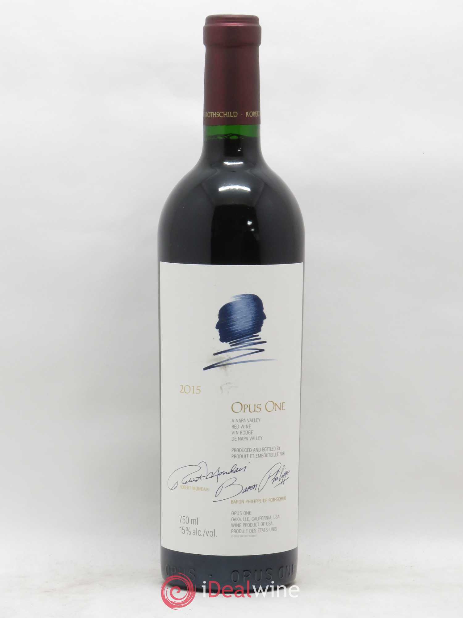 Napa Valley Opus One Robert Mondavi 2015 - Lot de 1 bouteille - 0