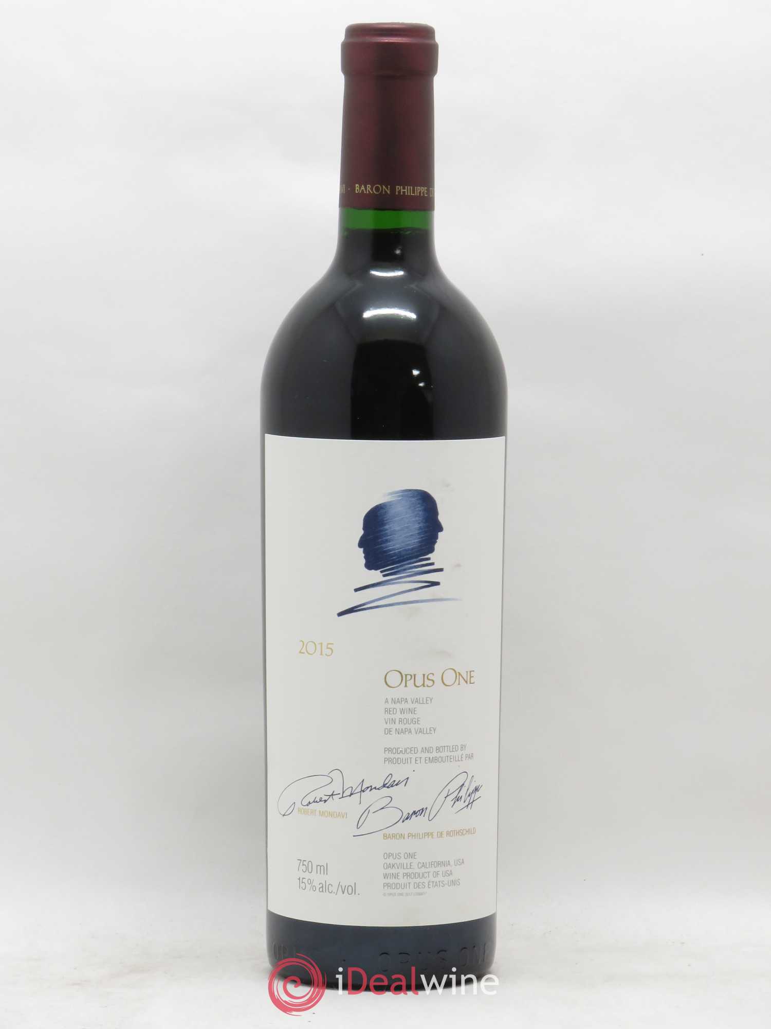 Napa Valley Opus One Robert Mondavi 2015 - Lot de 1 bouteille - 0