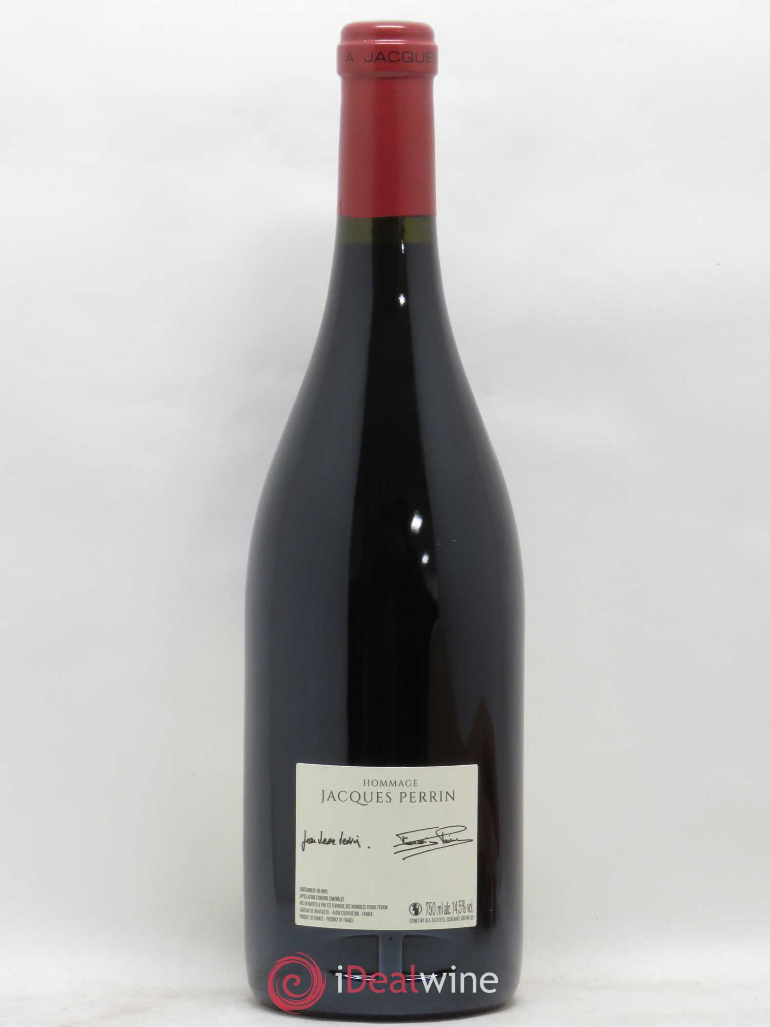 Châteauneuf-du-Pape Château de Beaucastel Hommage à Jacques Perrin Famille Perrin 2016 - Lot de 1 bouteille - 1