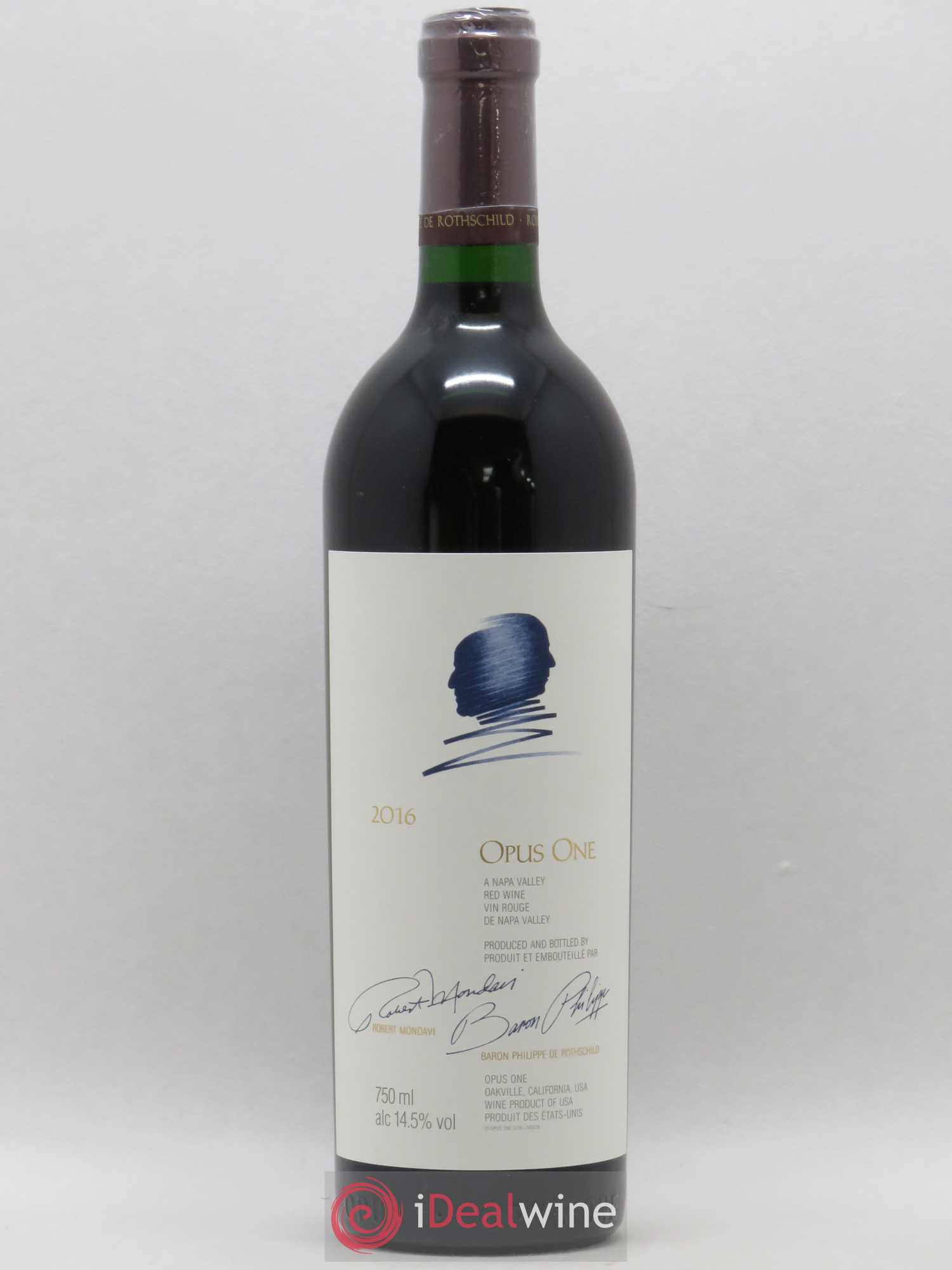 Napa Valley Opus One Robert Mondavi 2016 - Lot de 1 bouteille - 0