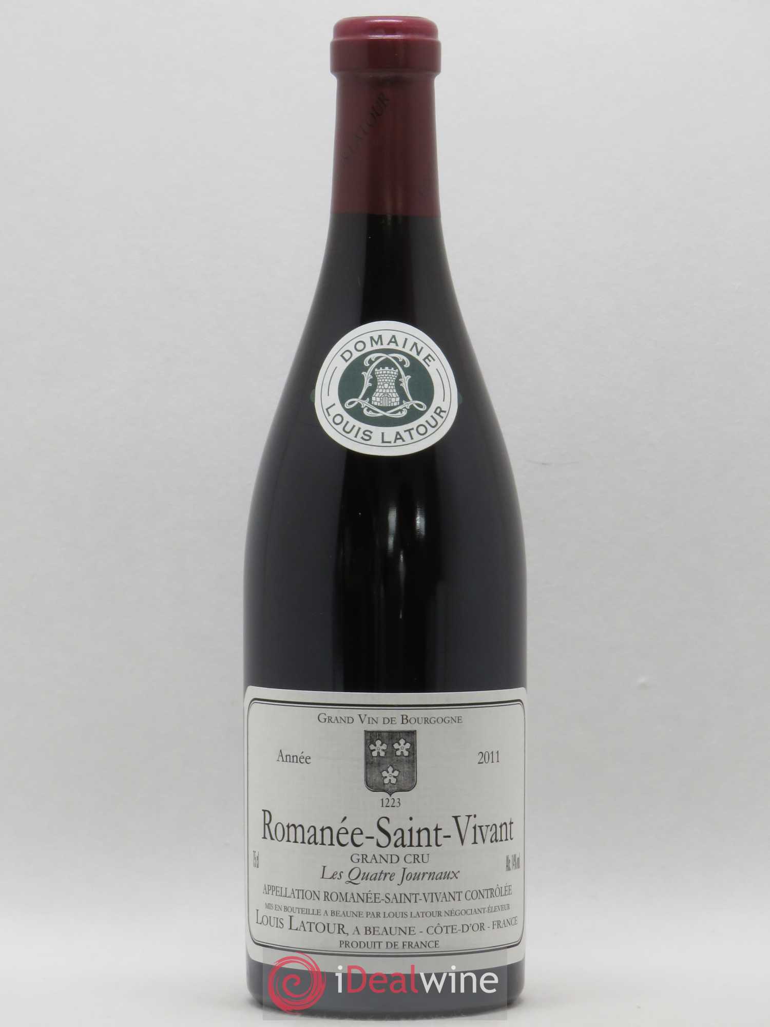 Romanée-Saint-Vivant Grand Cru Les Quatre Journaux Louis Latour 2011 - Lot de 1 bouteille - 0