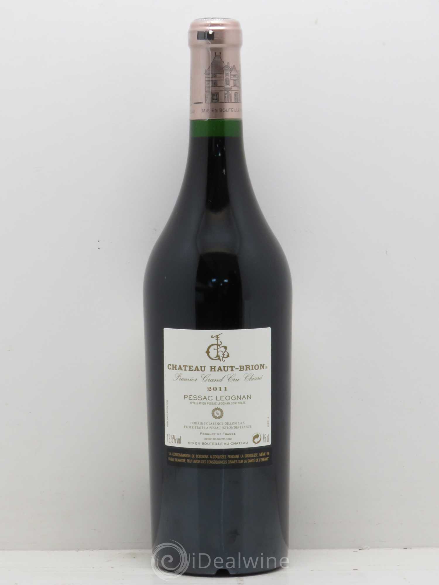 Château Haut Brion 1er Grand Cru Classé 2011 - Lot de 1 bouteille - 1