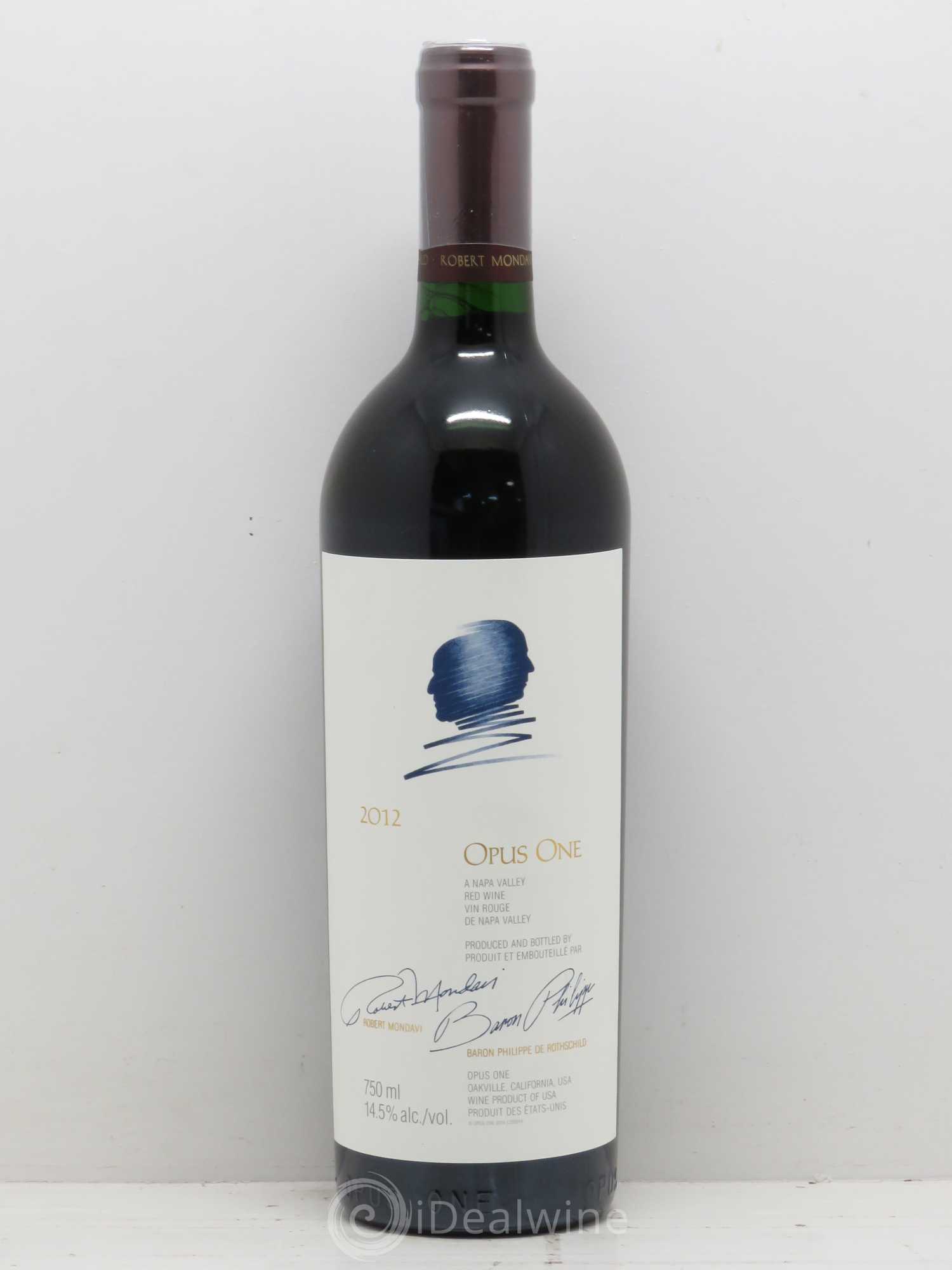 Napa Valley Opus One Robert Mondavi 2012 - Lot de 1 bouteille - 0