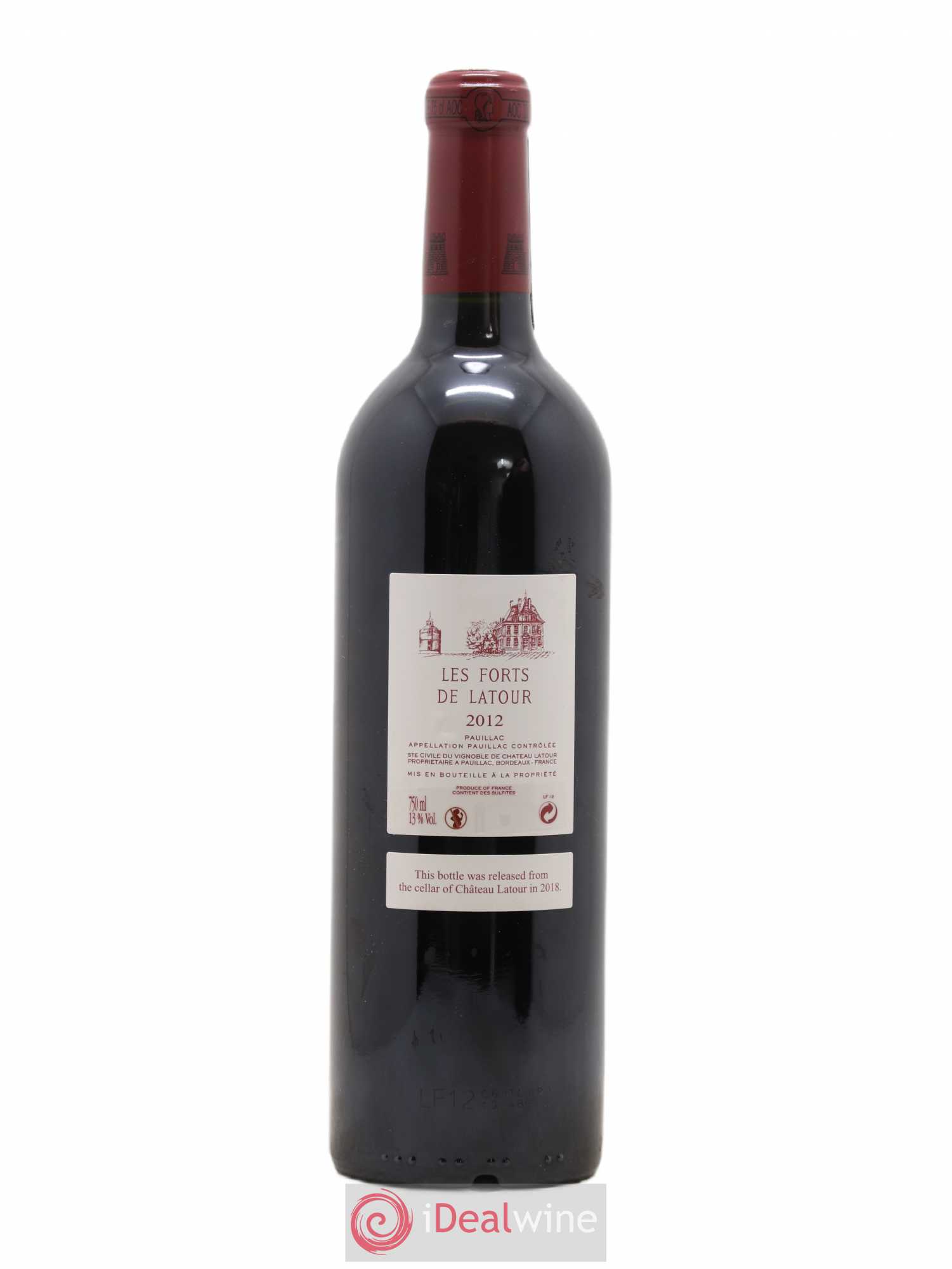 Les Forts de Latour Second Vin 2012 - Lot de 1 bouteille - 1