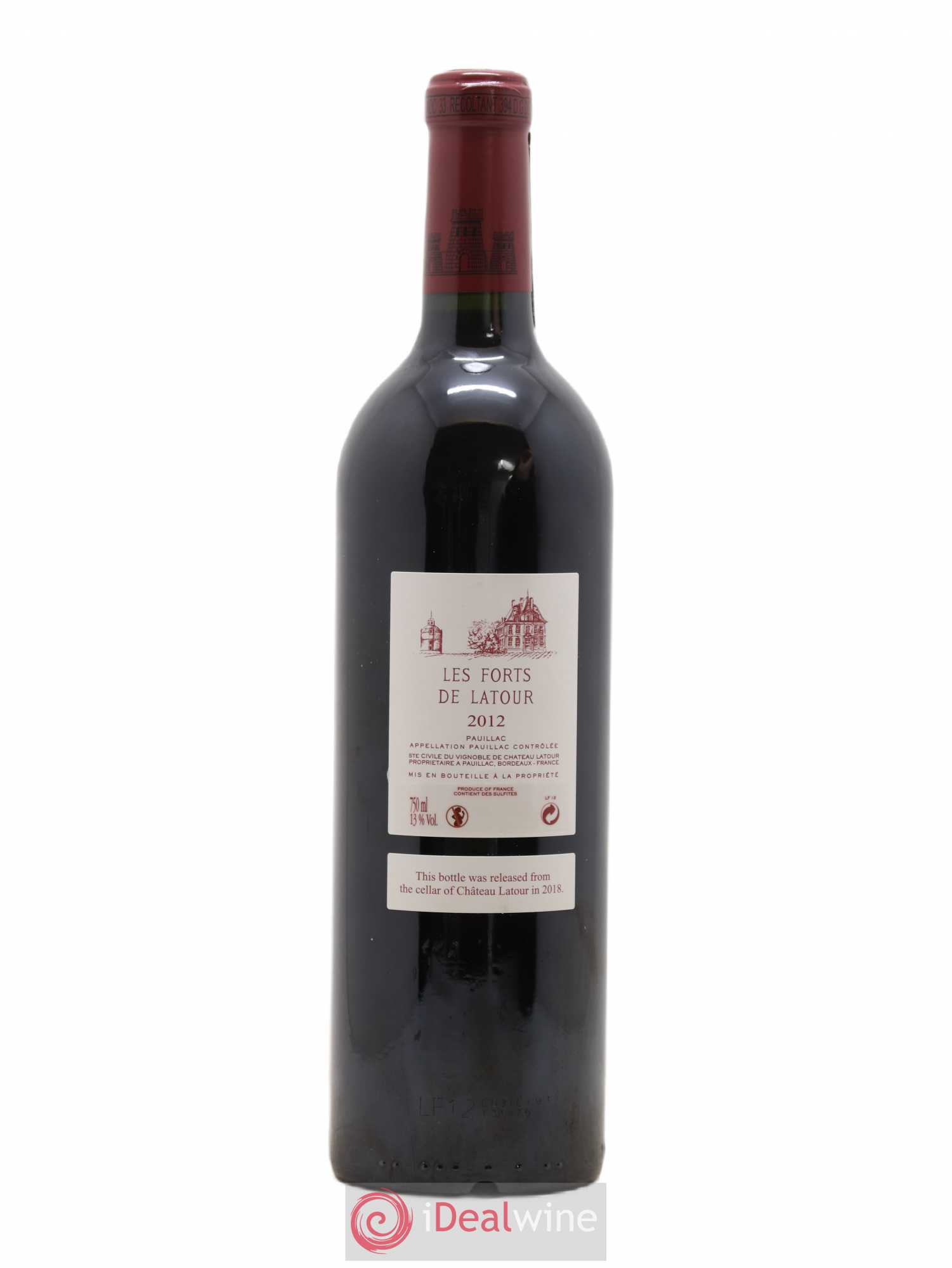 Les Forts de Latour Second Vin 2012 - Lot de 1 bouteille - 1