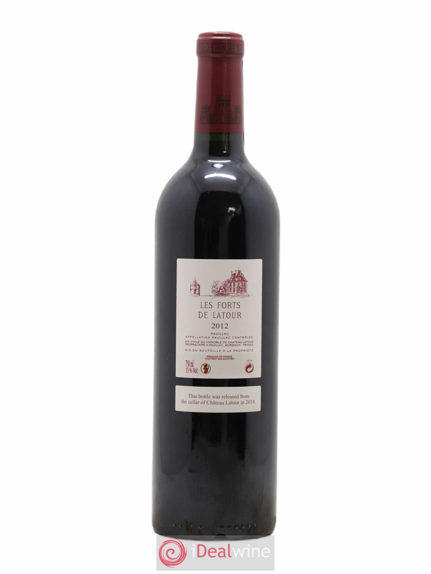 Les Forts de Latour Second Vin 2012 - Lot de 1 bouteille - 1
