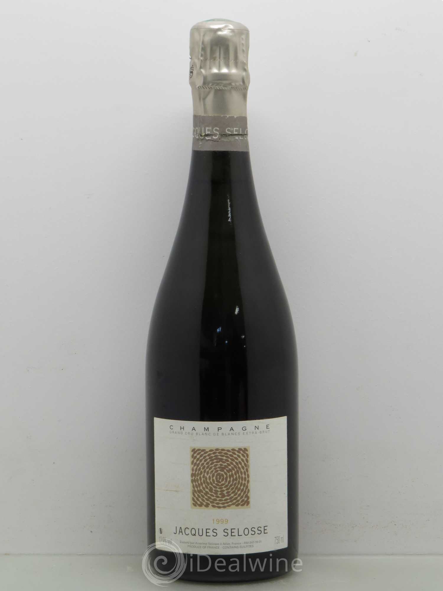 Blanc de Blancs Grand Cru Extra-Brut Jacques Selosse Grand Cru 1999 - Lot de 1 bouteille - 0