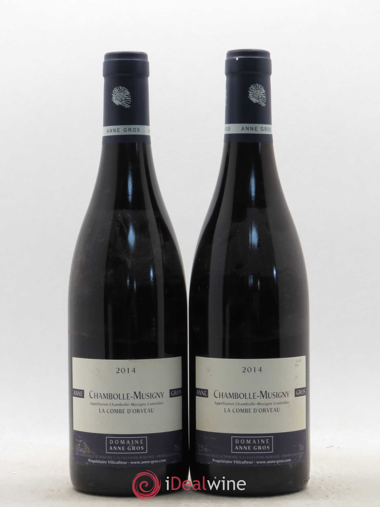 Chambolle-Musigny La Combe d'Orveau Anne Gros 2014 - Lot de 2 bouteilles - 0