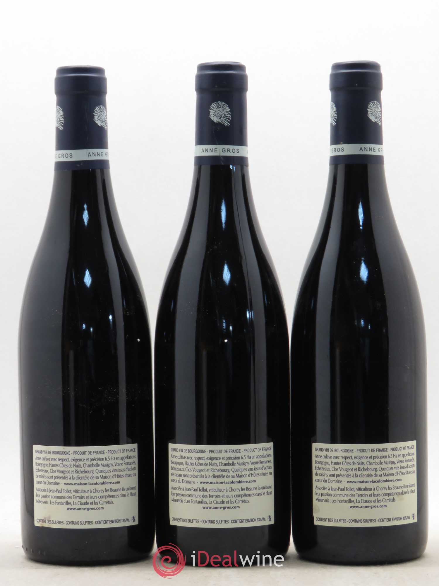 Echezeaux Grand Cru Les Loachausses Anne Gros 2014 - Lot de 3 bouteilles - 1