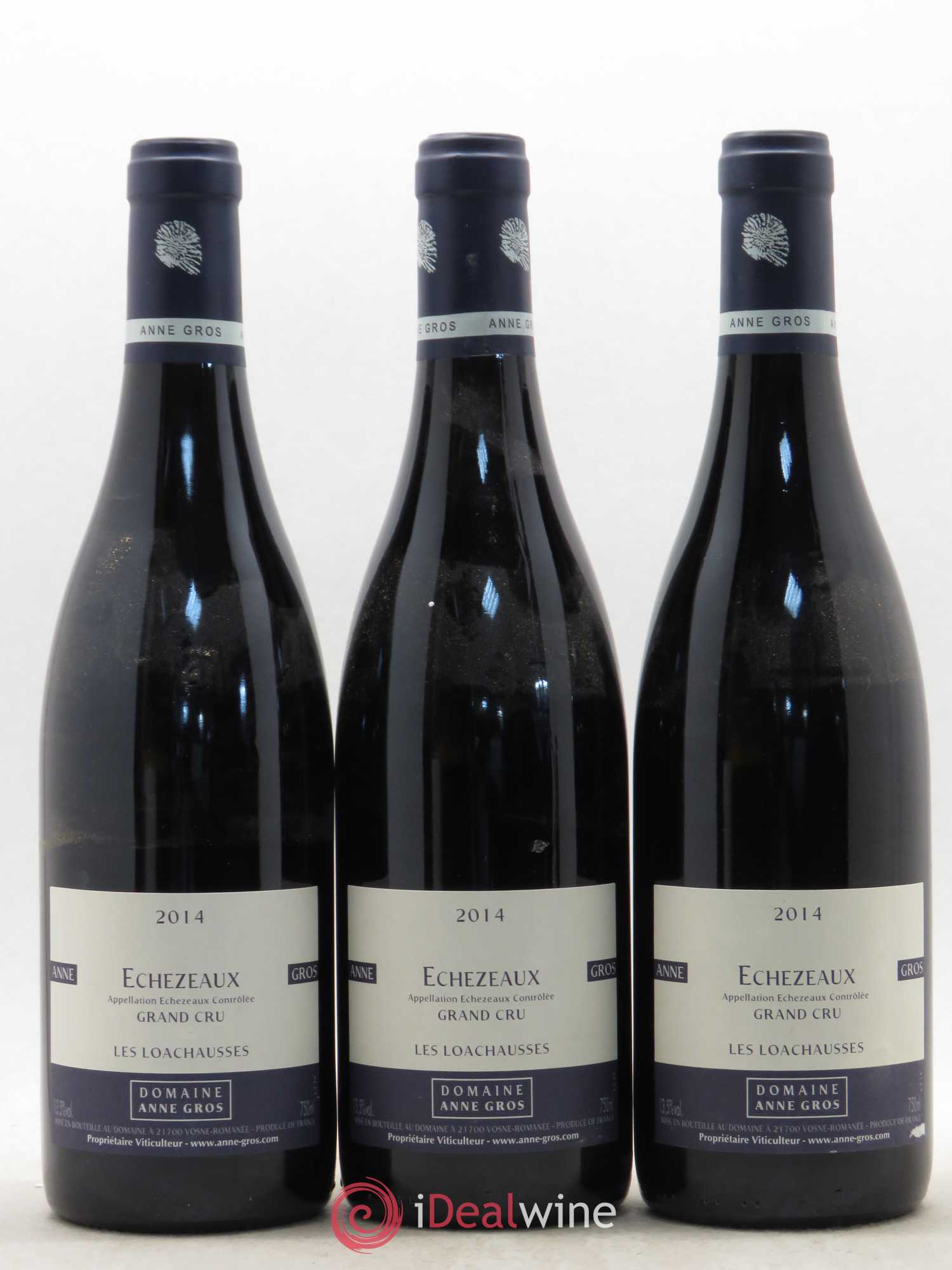 Echezeaux Grand Cru Les Loachausses Anne Gros 2014 - Lot de 3 bouteilles - 0