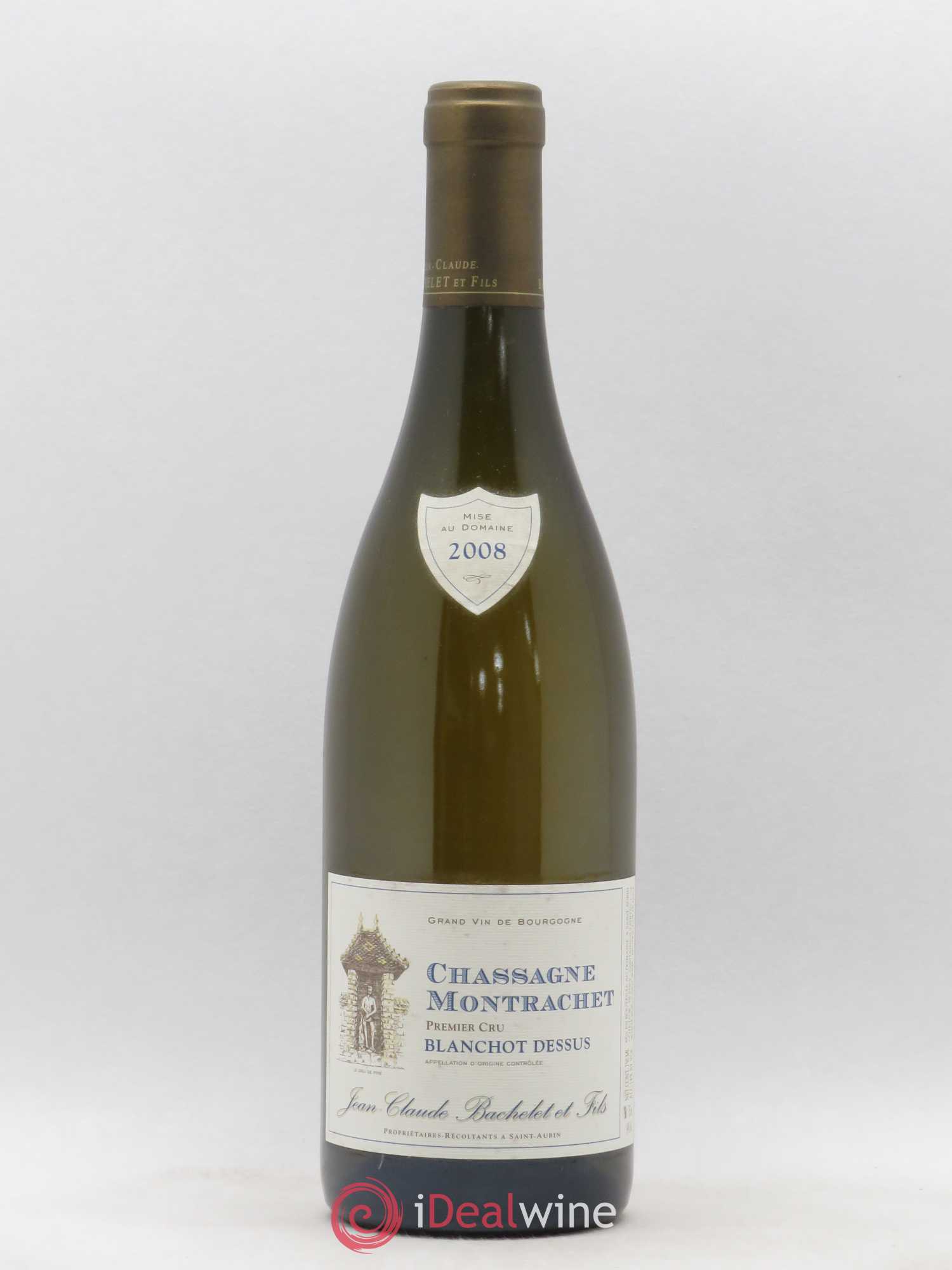 Chassagne-Montrachet 1er Cru Blanchot Dessus Jean-Claude Bachelet (Domaine) 2008 - Lot de 1 bouteille - 0