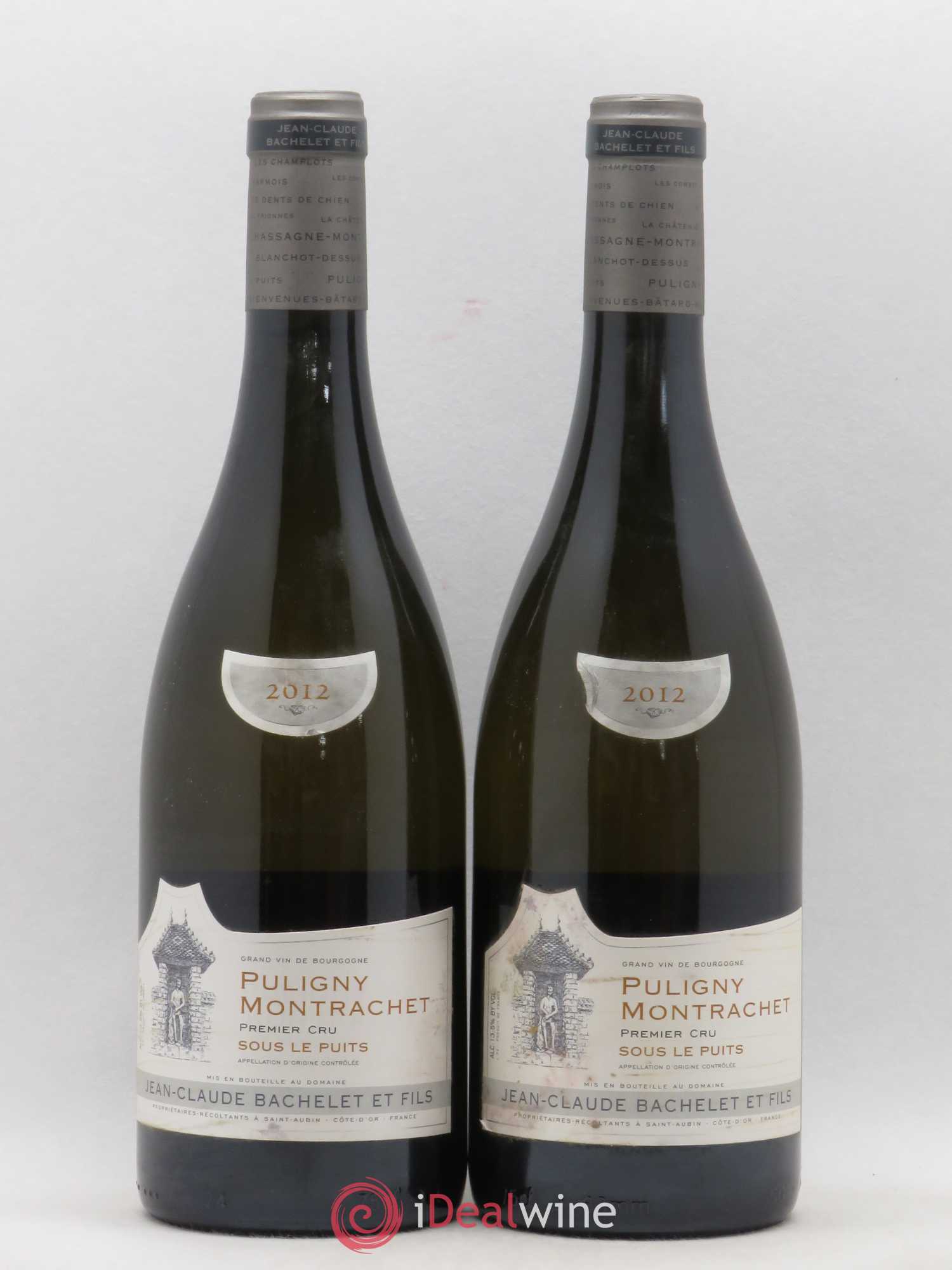 Puligny-Montrachet 1er Cru Sous le Puits Jean-Claude Bachelet 2012 - Posten von 2 Flaschen - 0