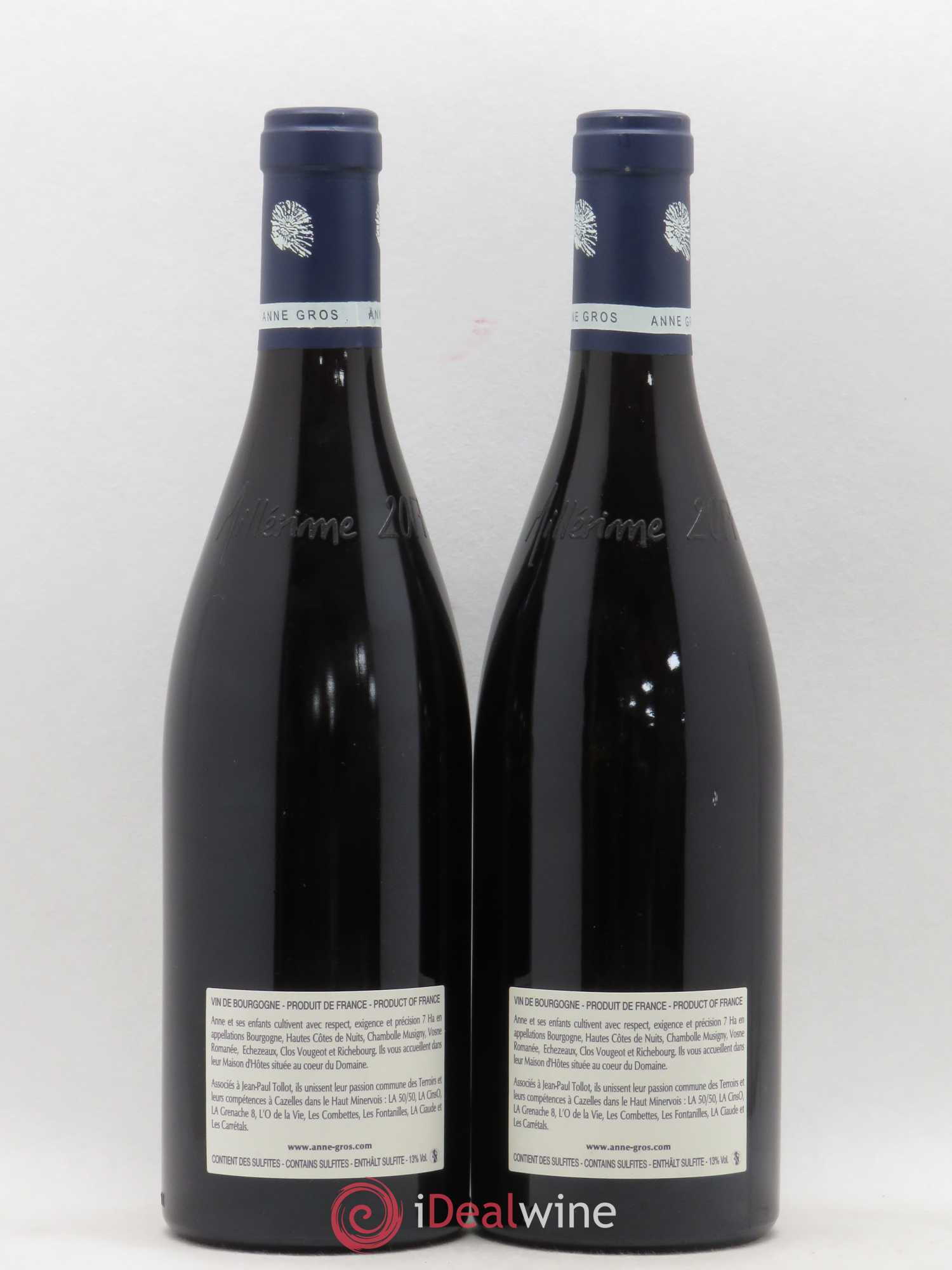 Echezeaux Grand Cru Les Loachausses Anne Gros 2017 - Lot de 2 bouteilles - 1