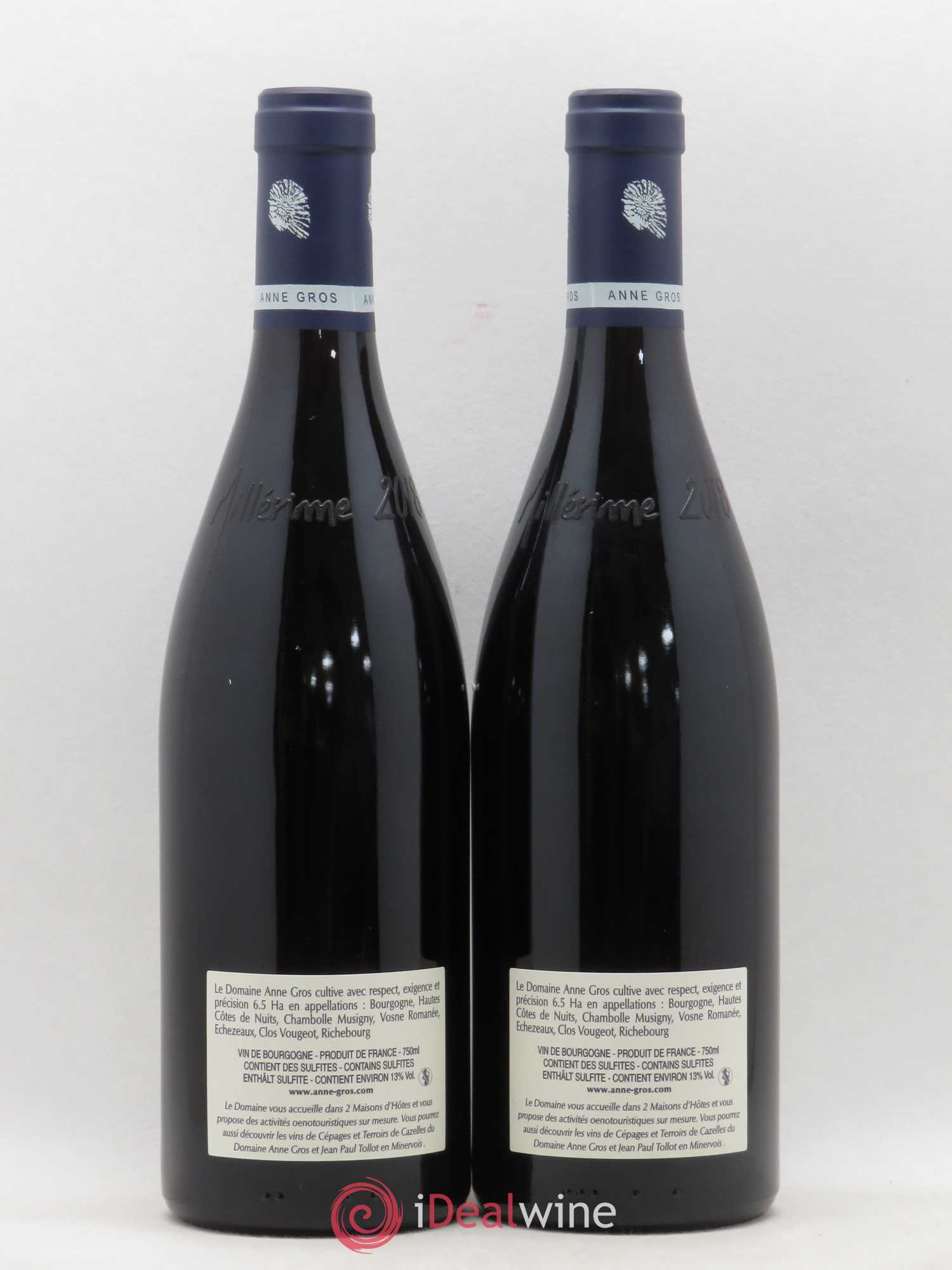 Echezeaux Grand Cru Les Loachausses Anne Gros 2018 - Lot de 2 bouteilles - 1