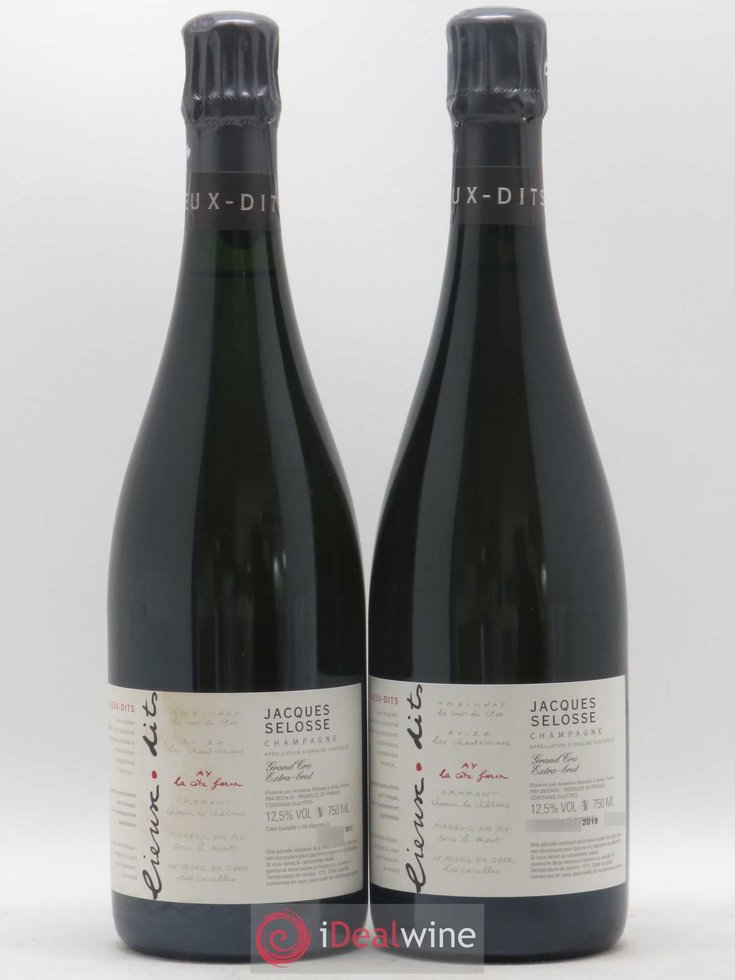 La Côte Faron Blanc de Noirs Grand Cru Extra-Brut Jacques Selosse - Lot de 2 bouteilles - 0