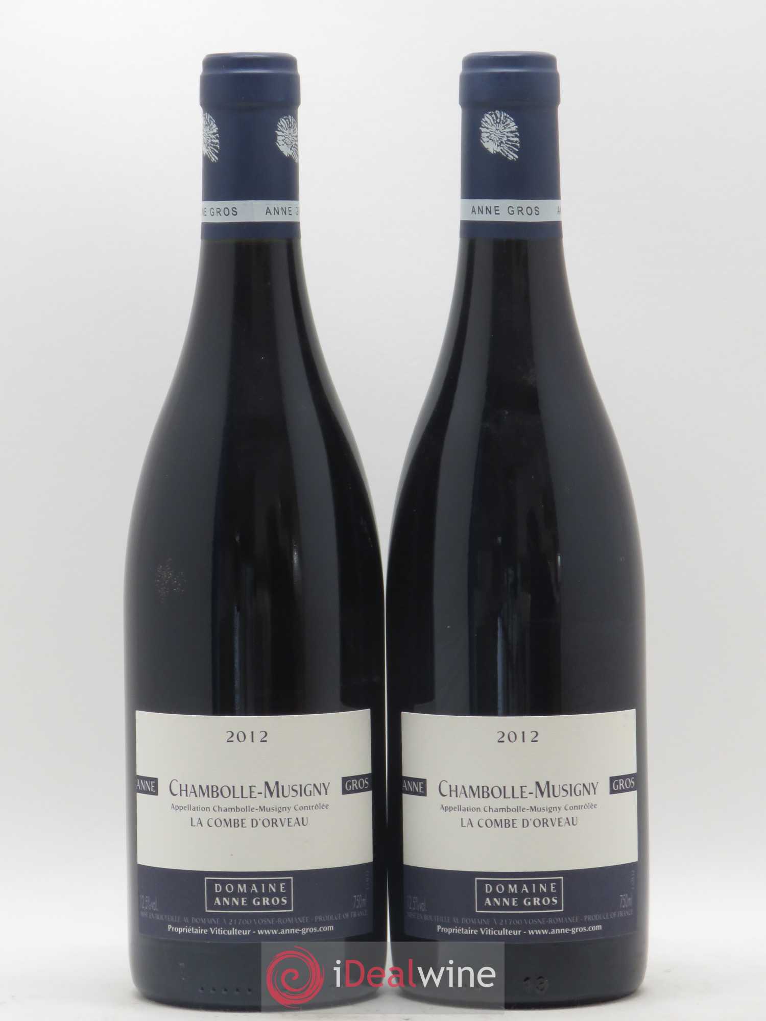 Chambolle-Musigny La Combe d'Orveau Anne Gros 2012 - Lot de 2 bouteilles - 0