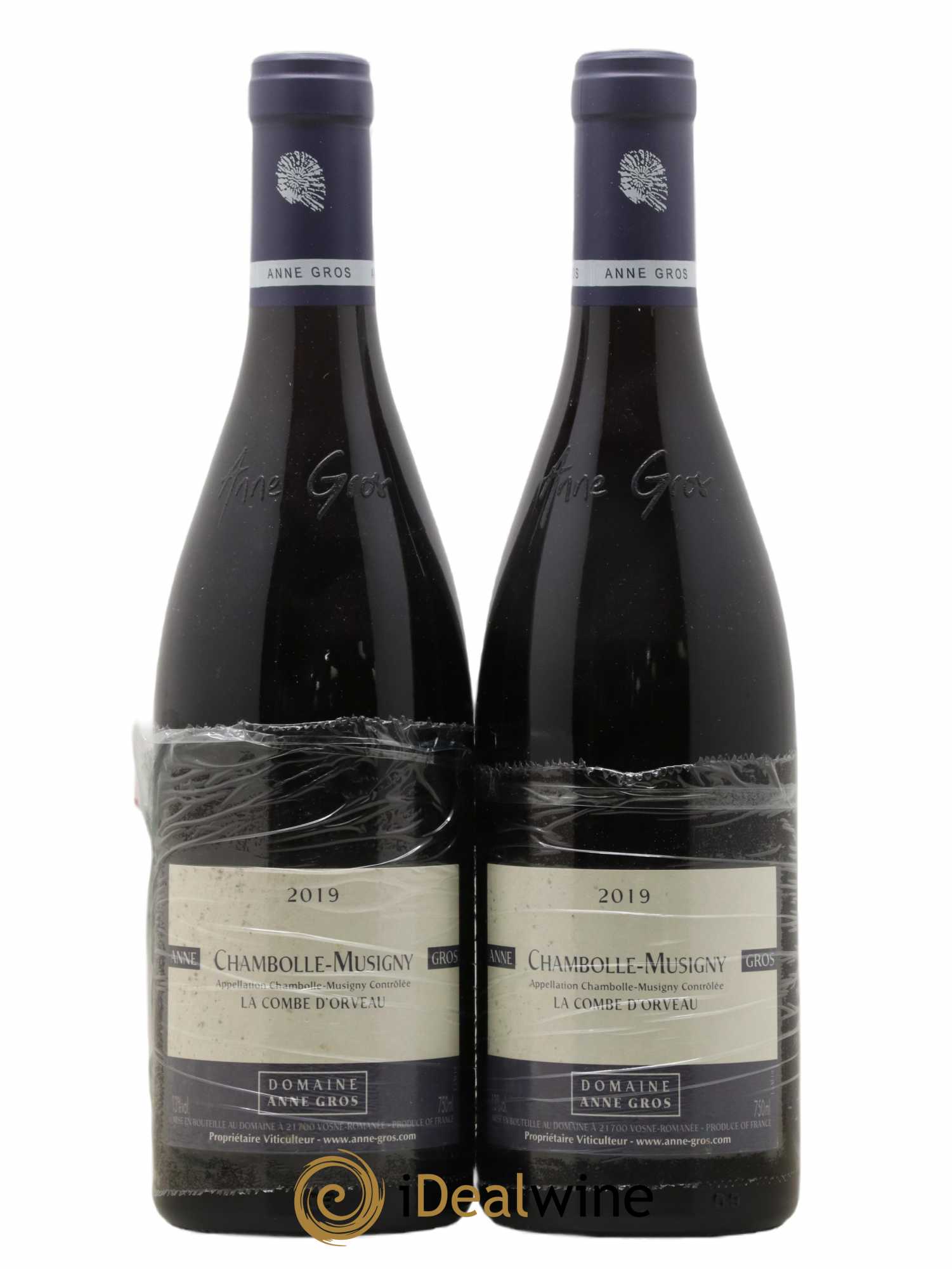 Chambolle-Musigny La Combe d'Orveau Anne Gros 2019 - Lot of 2 bottles - 0