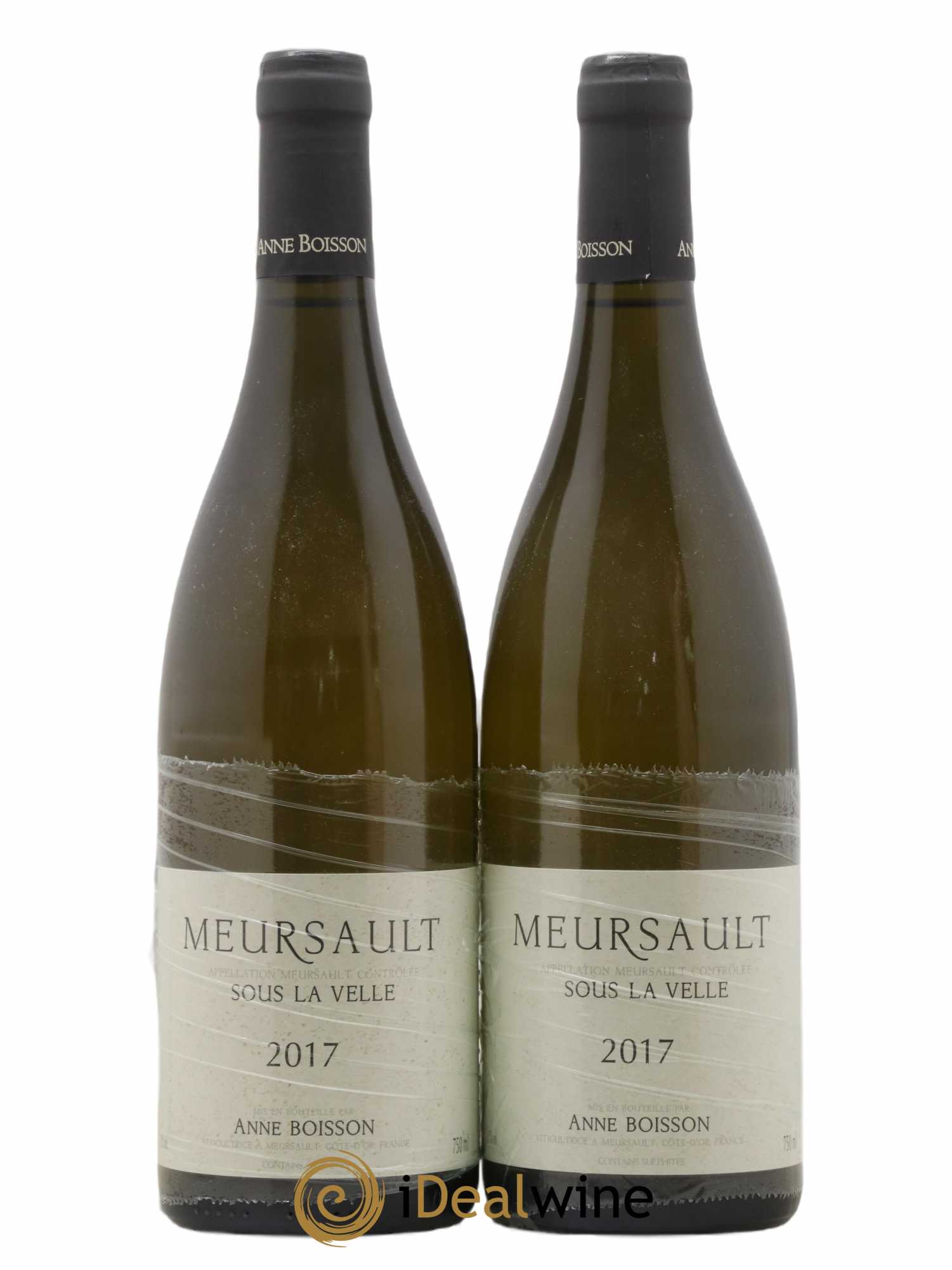 Meursault Sous la Velle Anne Boisson 2017 - Lot de 2 bouteilles - 0