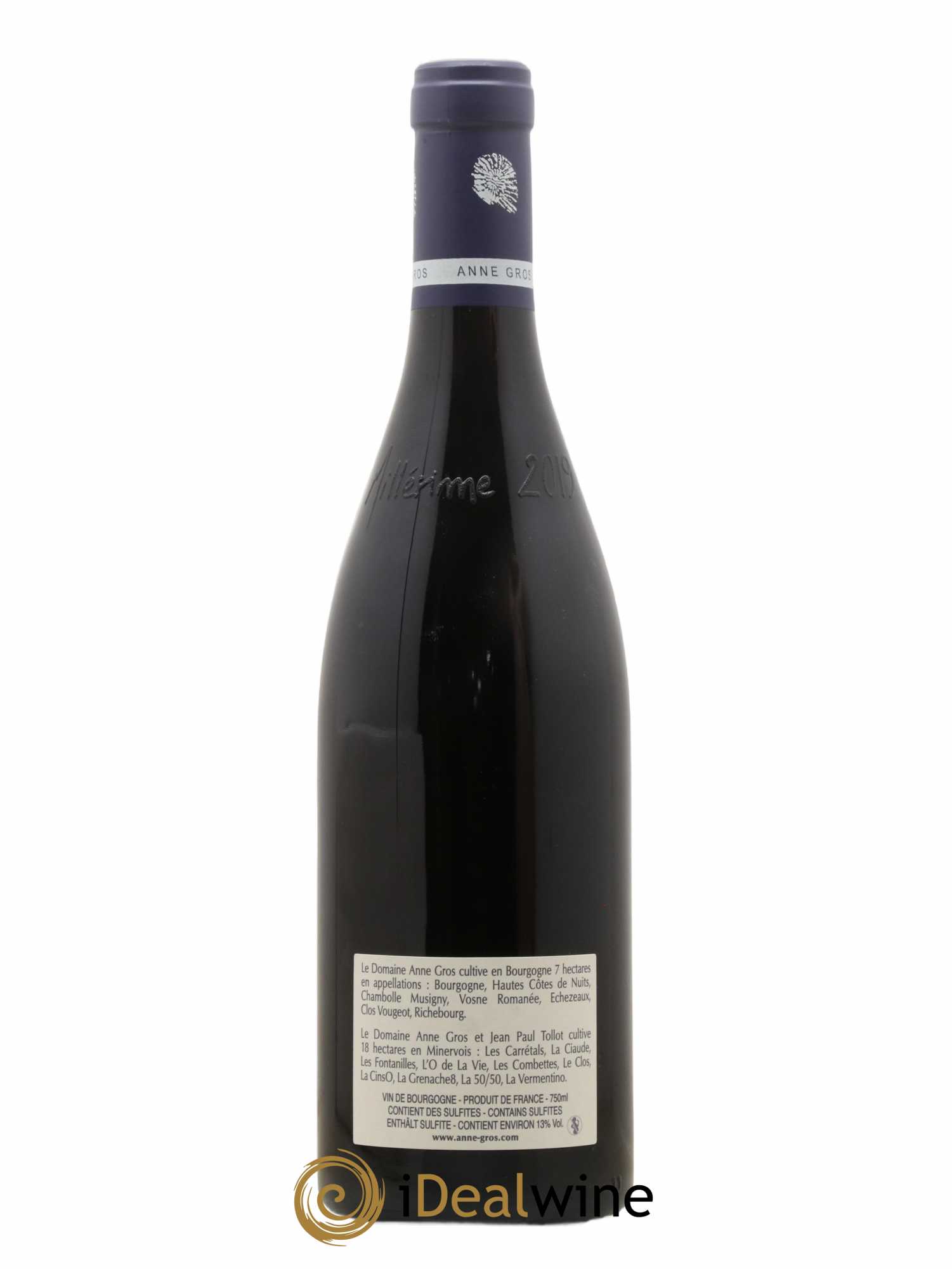 Richebourg Grand Cru Anne Gros 2019 - Lot of 1 bottle - 1